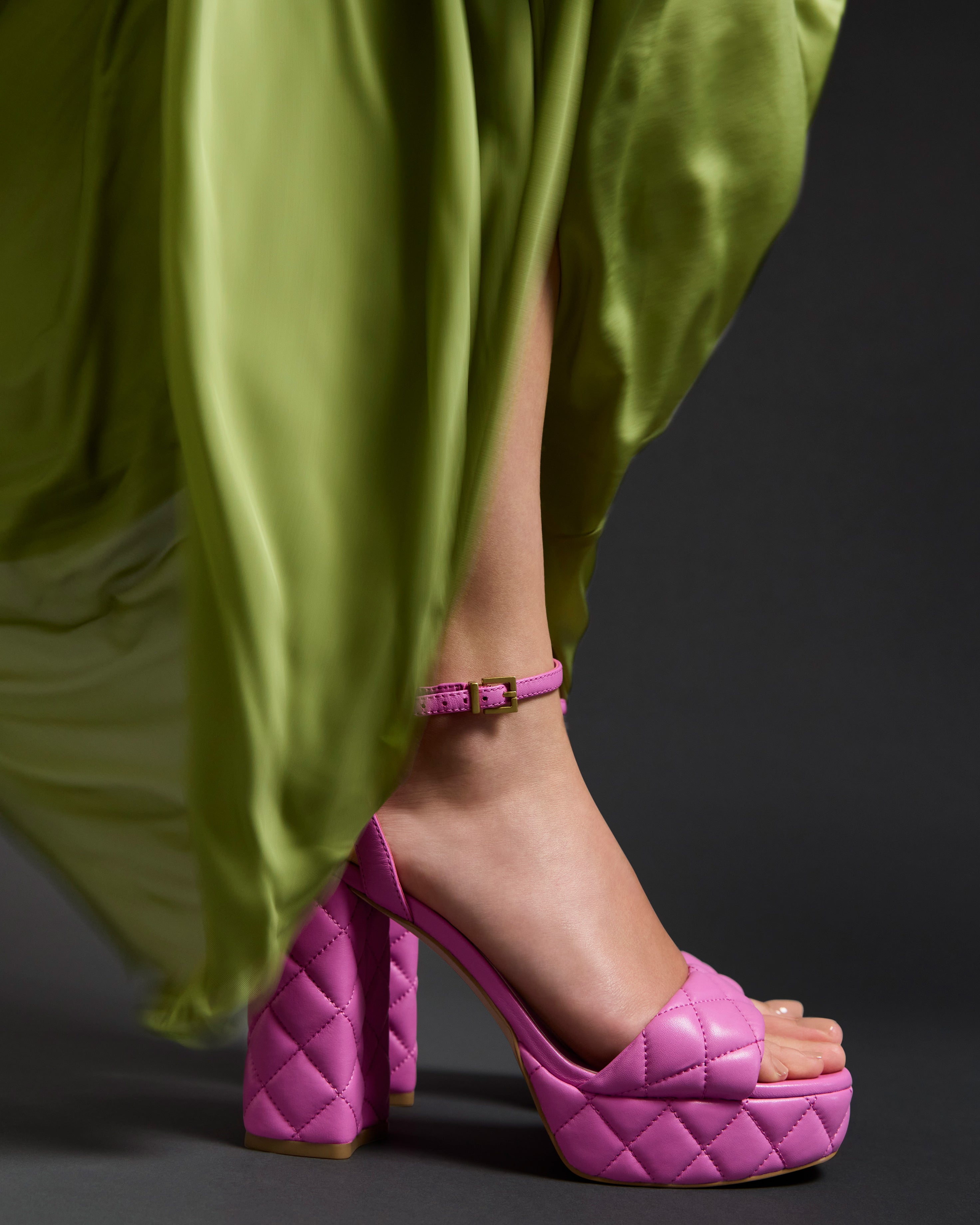 Quilted Platform Sandals with Heel for Women | Pendry