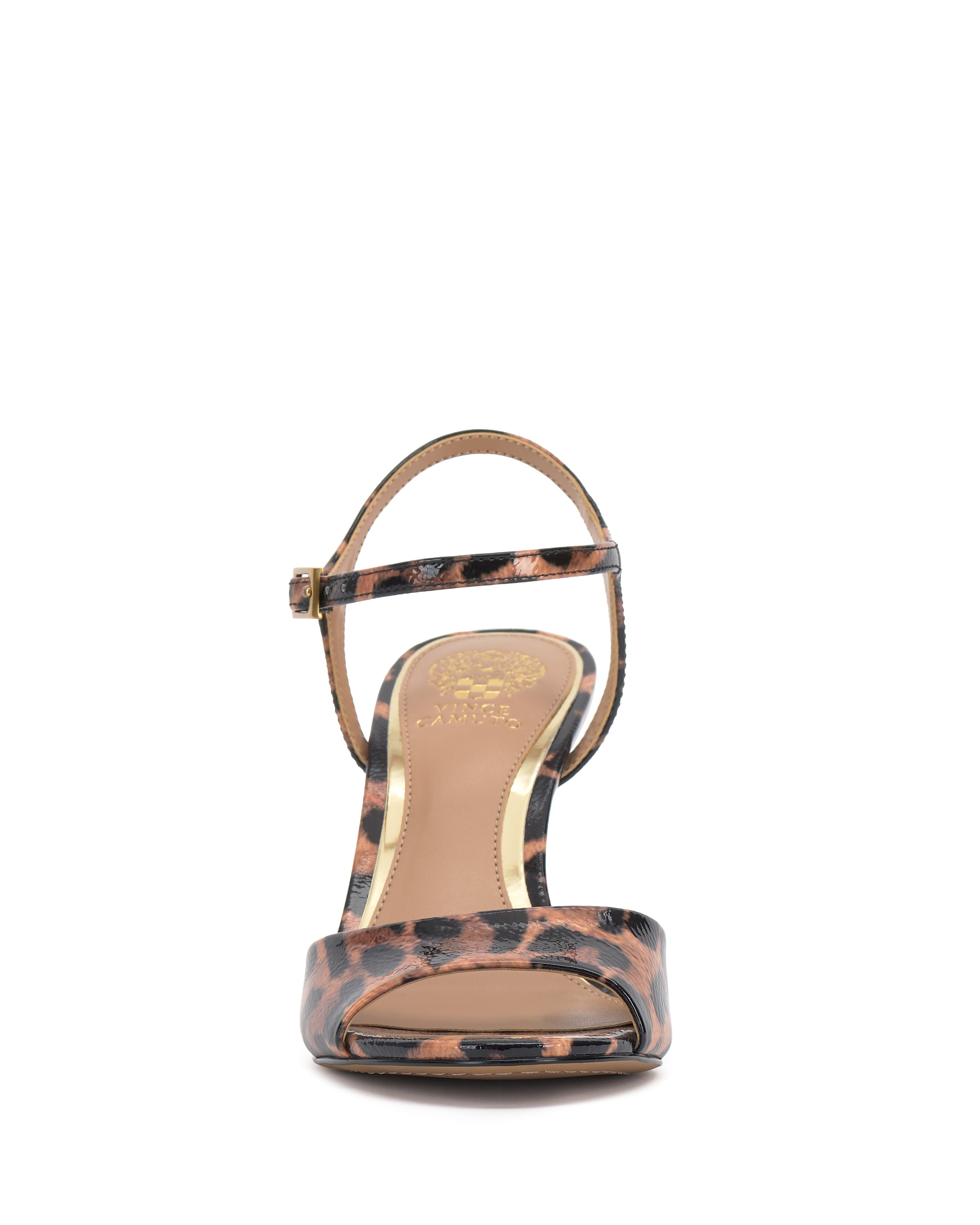 Classic Lilah Sandal with Metallic Accent Heel | Elegant Women's Footwear