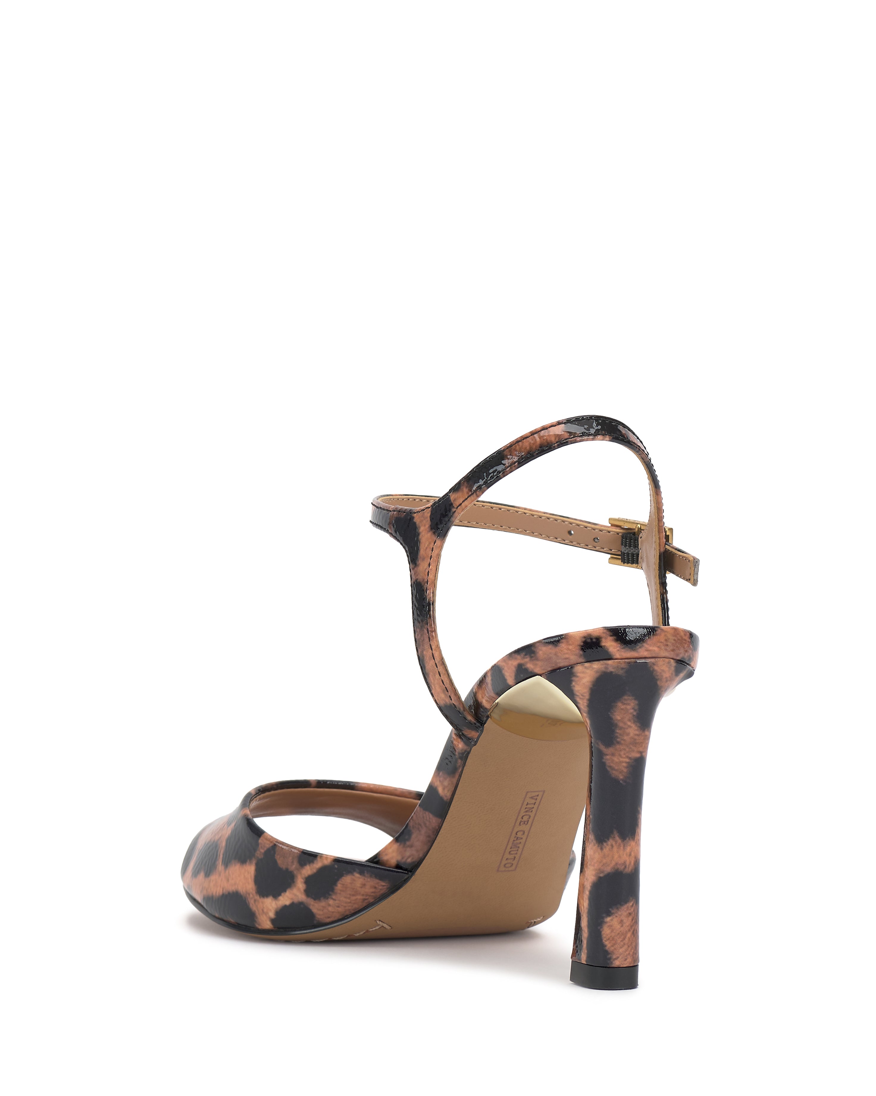 Classic Lilah Sandal with Metallic Accent Heel | Elegant Women's Footwear