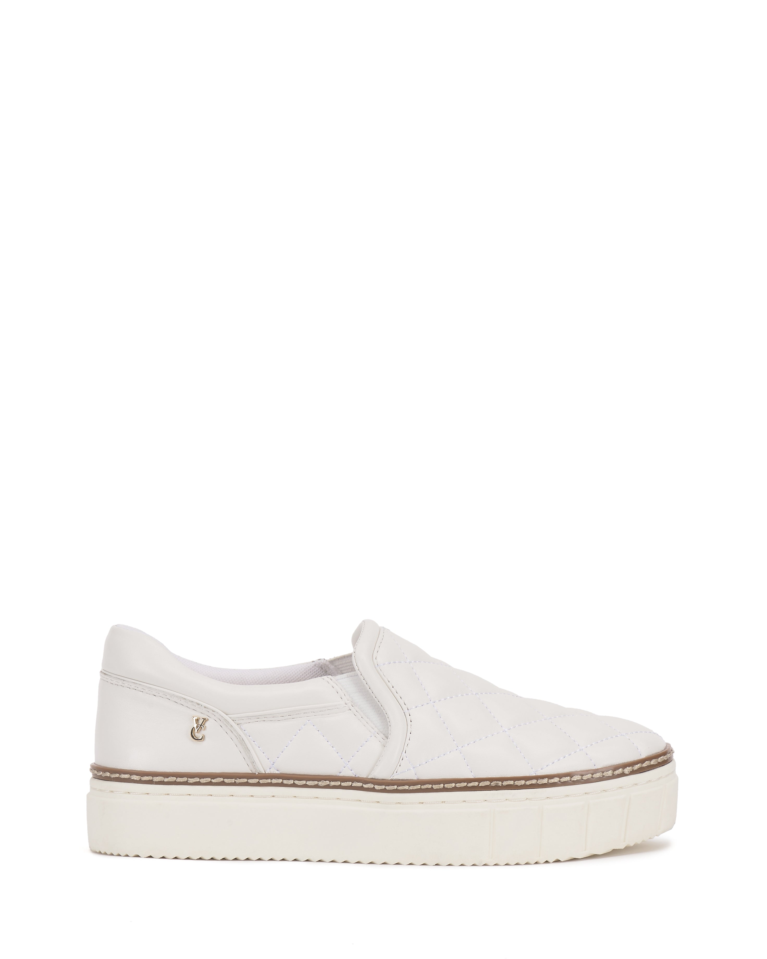Quilted Platform Sneakers for Women | Romie Slip-On Shoes
