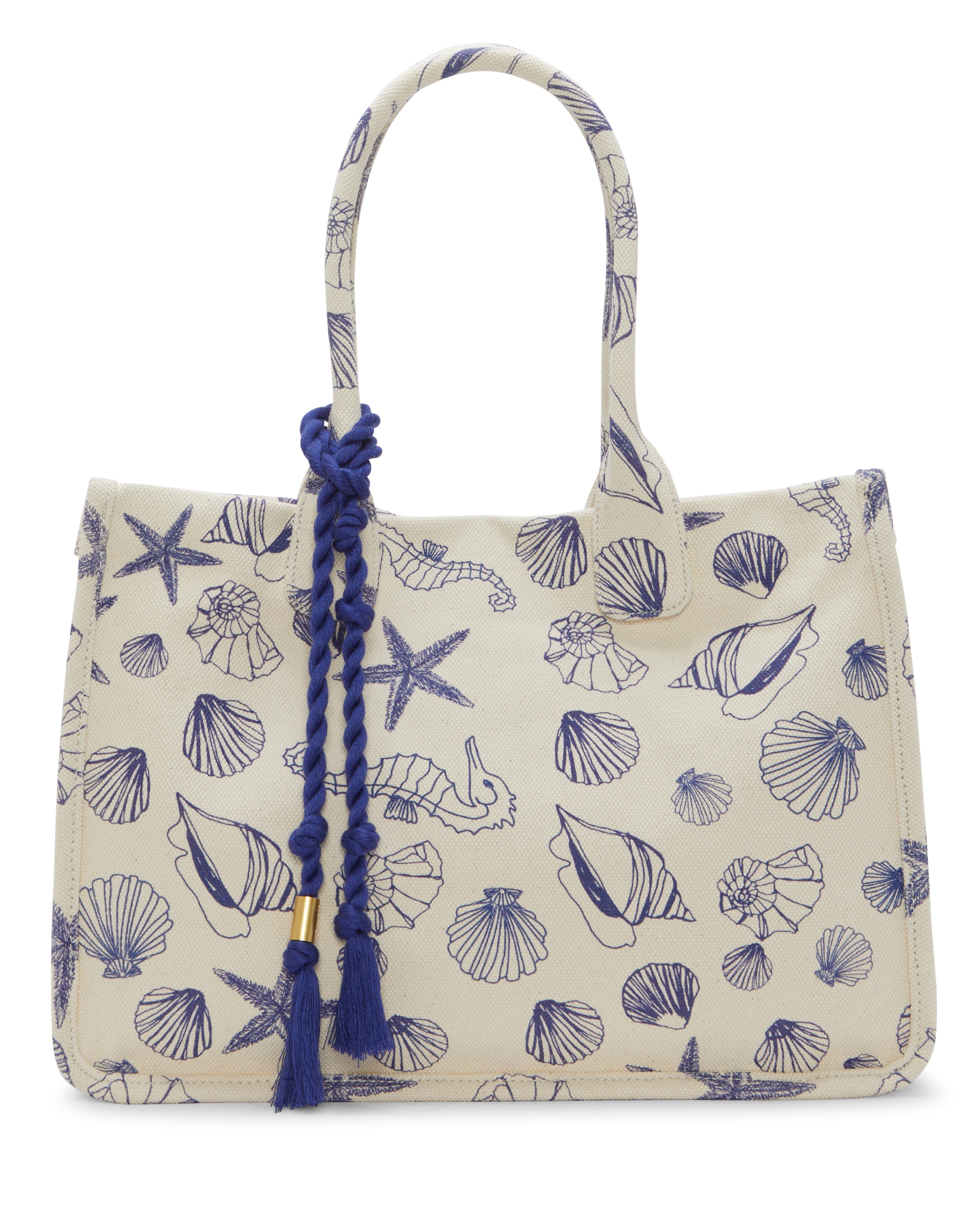 Oversized Canvas Tote Bag with Rolled Handles | Orla