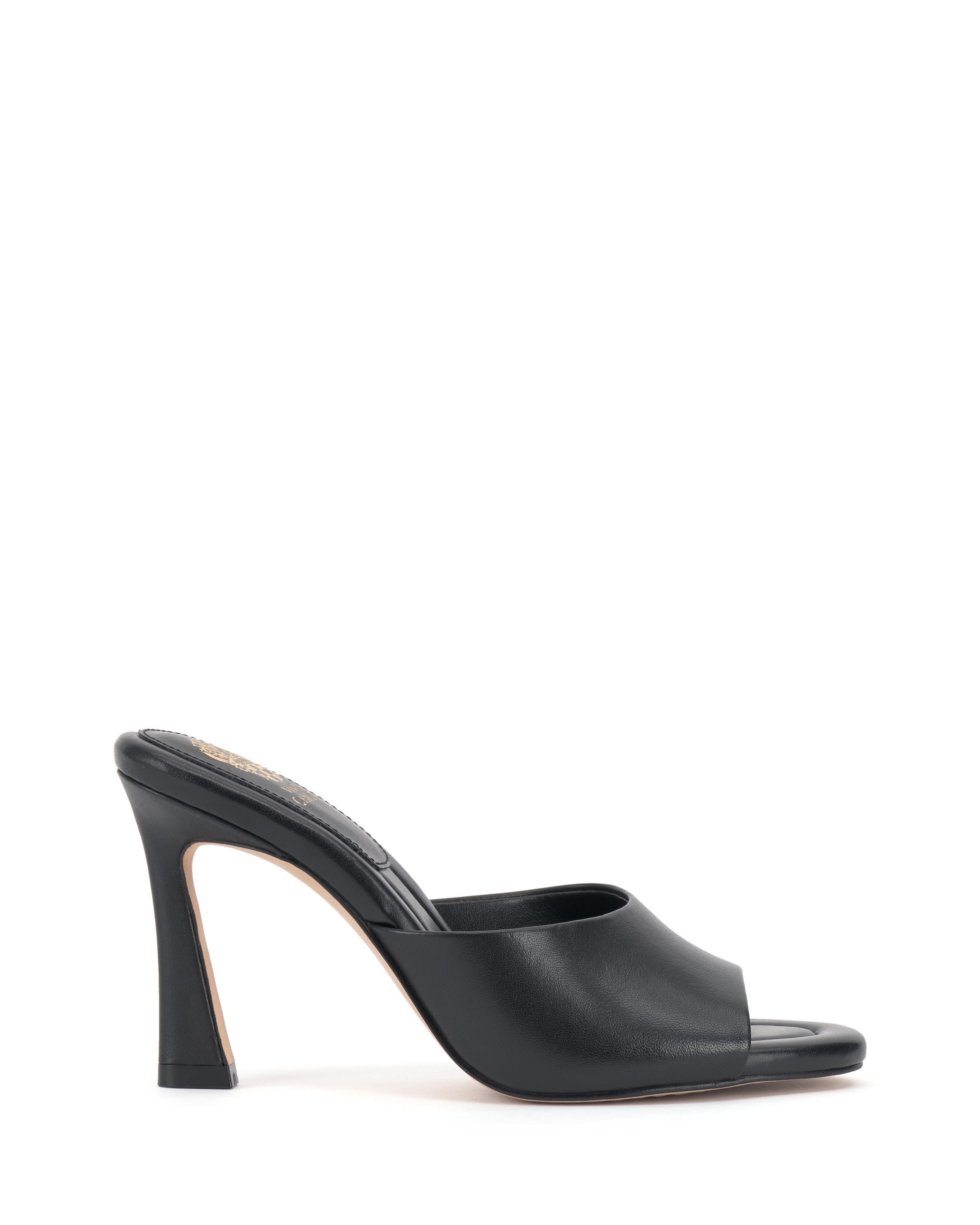 Minimalist Mule Shoes with Flared Heel & Pillow Footbed | Paigely