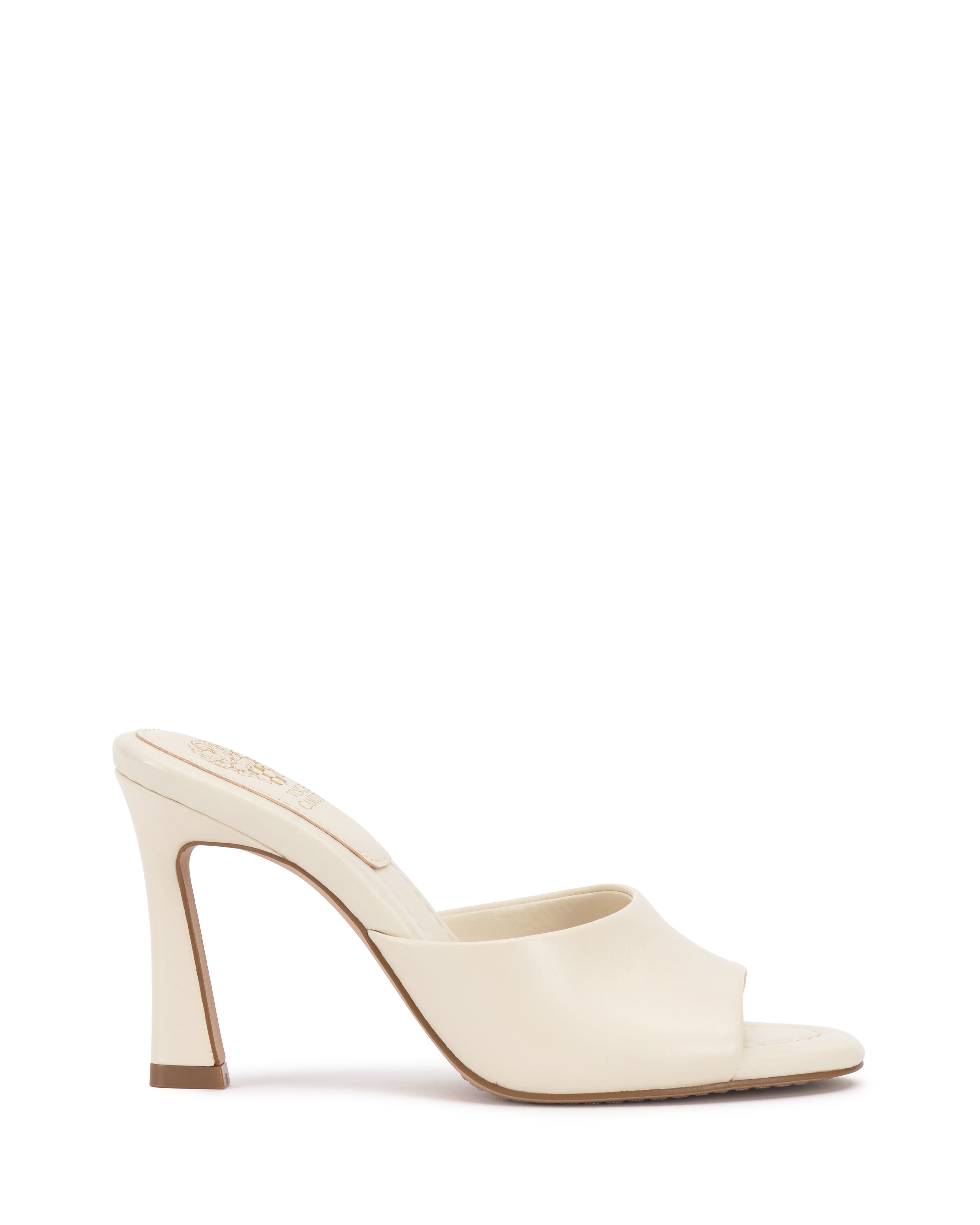 Minimalist Mule Shoes with Flared Heel & Pillow Footbed | Paigely