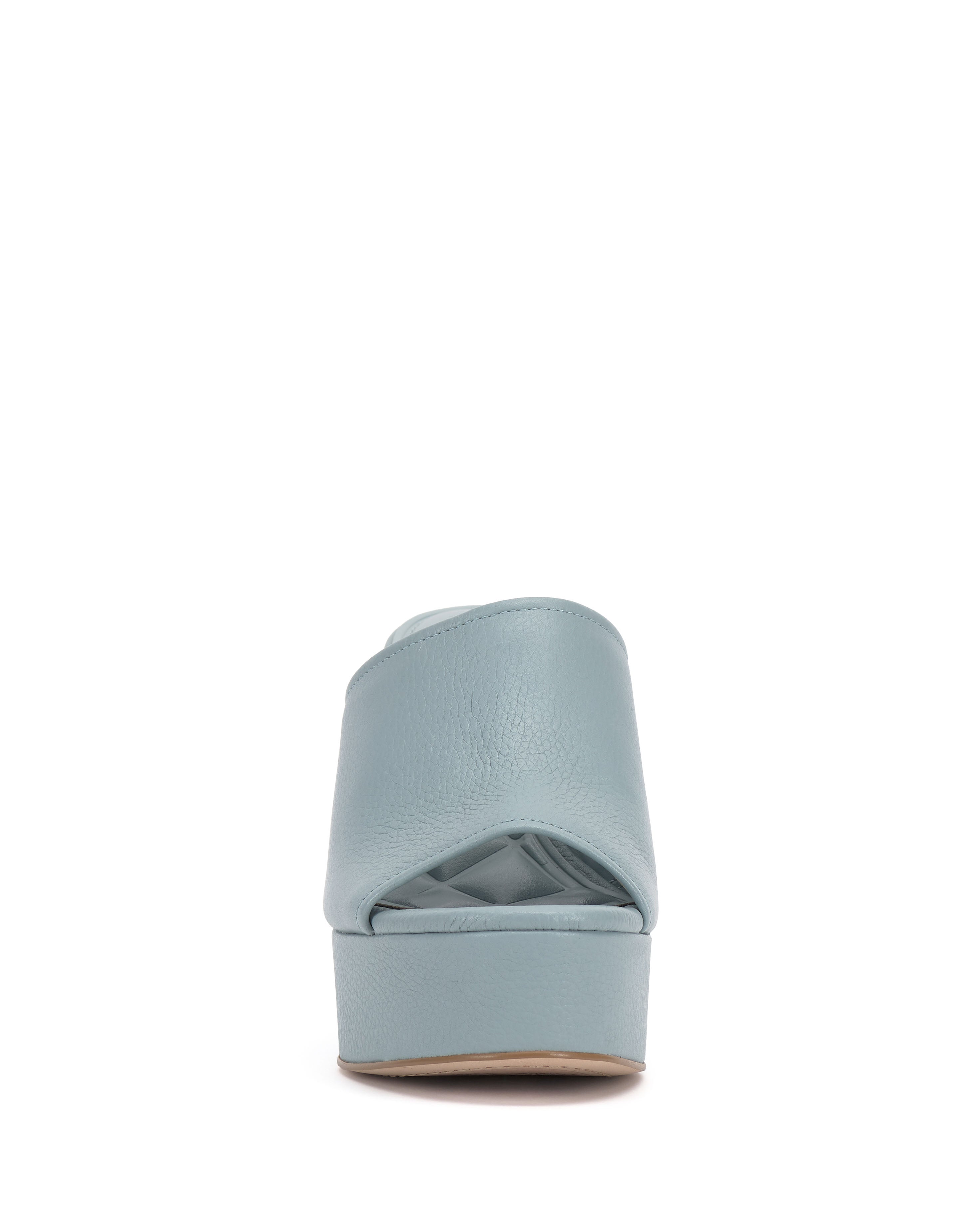 Leather Wedge Sandal with Single Band | Etta Y2K-Inspired