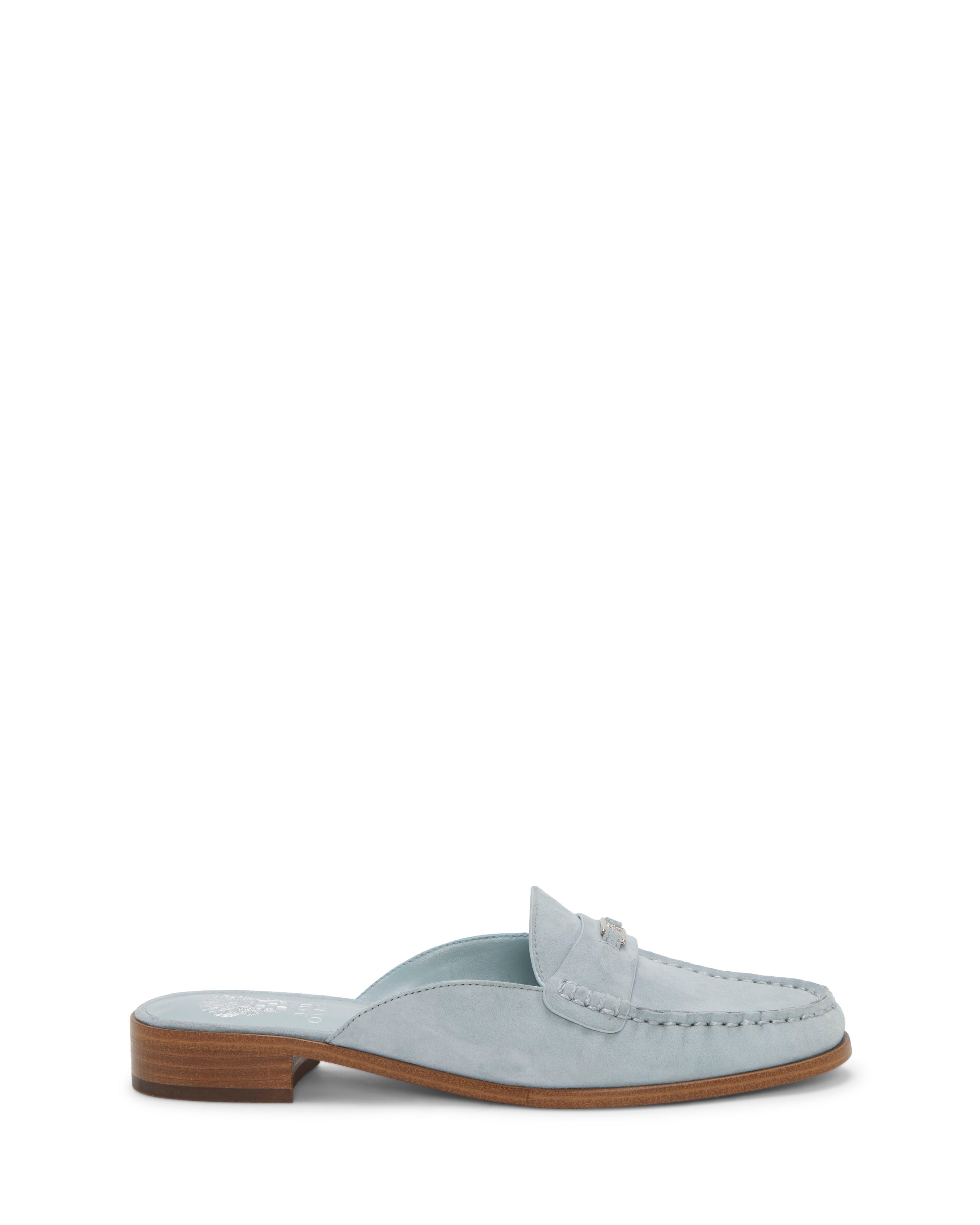 Women's Mule Shoes with Moc Toe & Block Heel | Cobby
