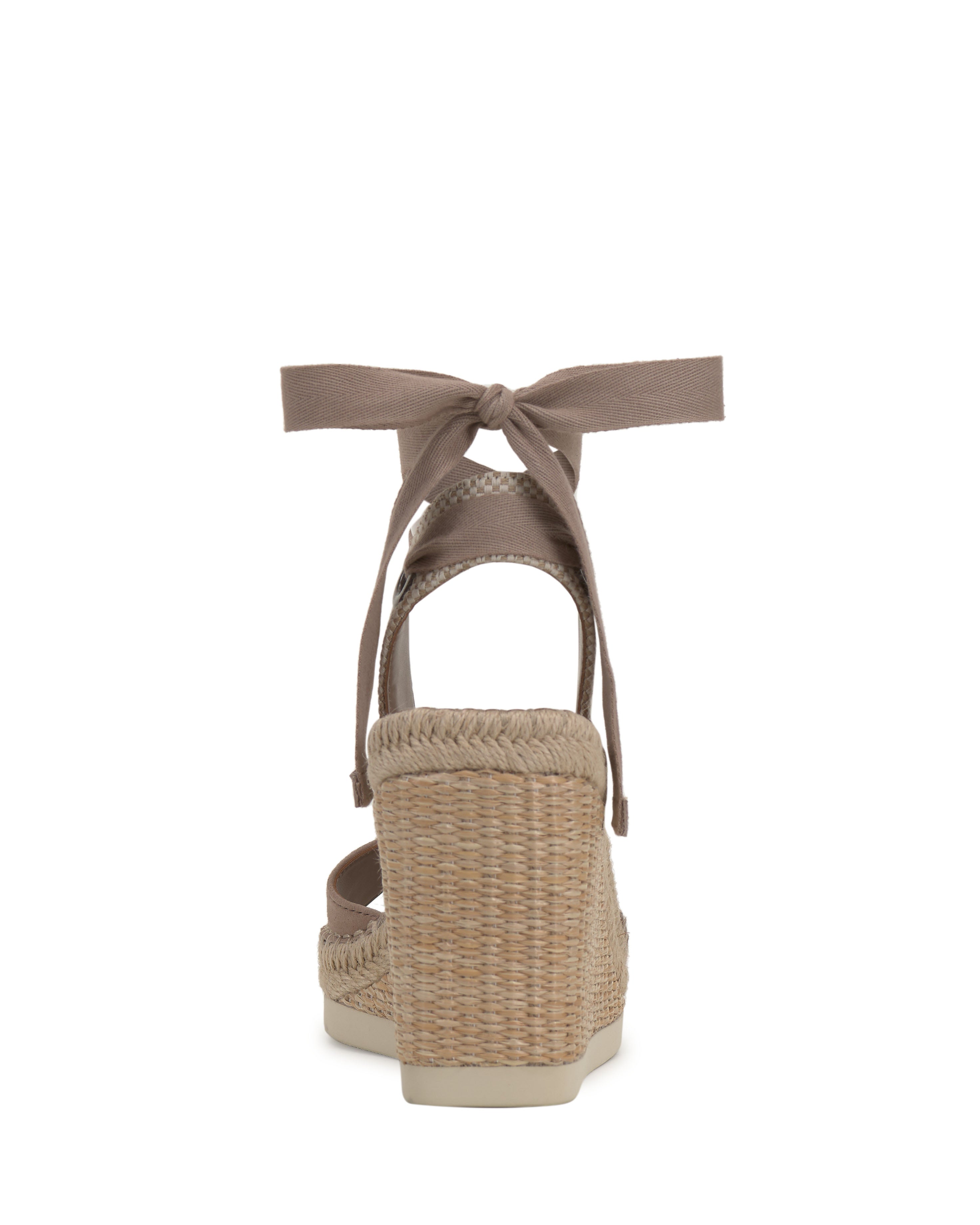 Wedge Sandal with Woven Design & Ankle Laces | Bendsen