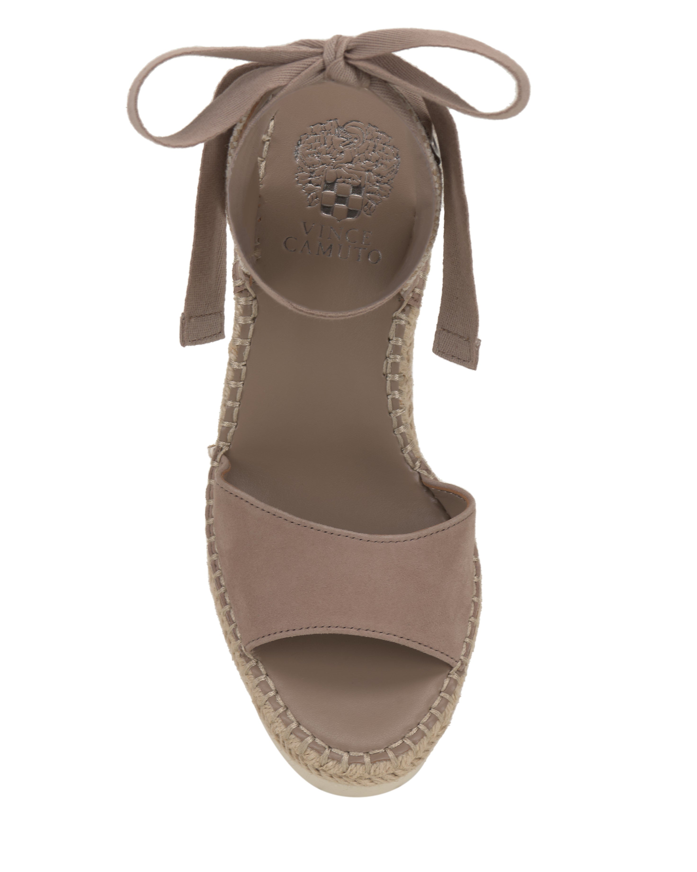 Wedge Sandal with Woven Design & Ankle Laces | Bendsen