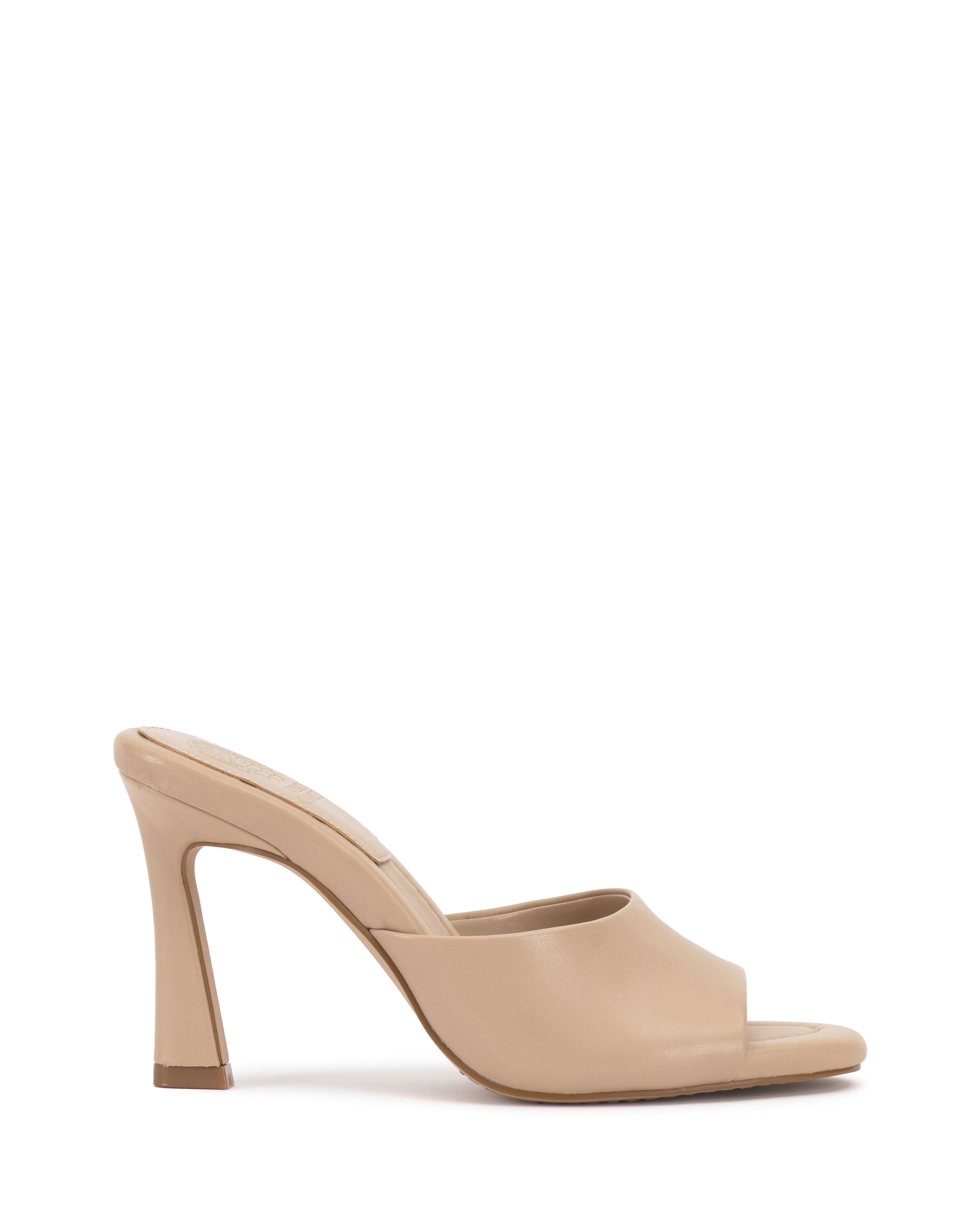 Minimalist Mule Shoes with Flared Heel & Pillow Footbed | Paigely
