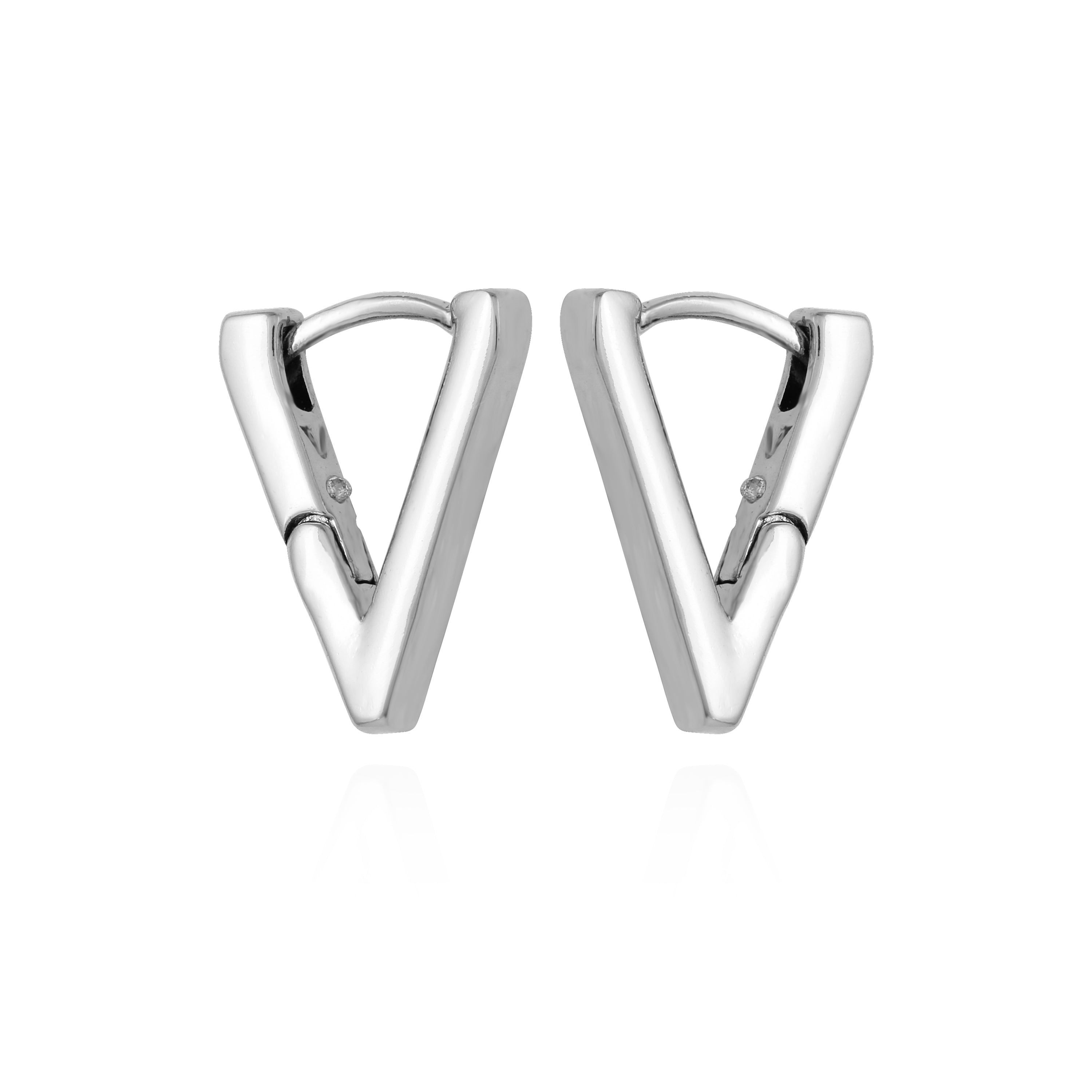 V-Shaped Huggie Earrings for Everyday Wear | Minimalist & Elegant