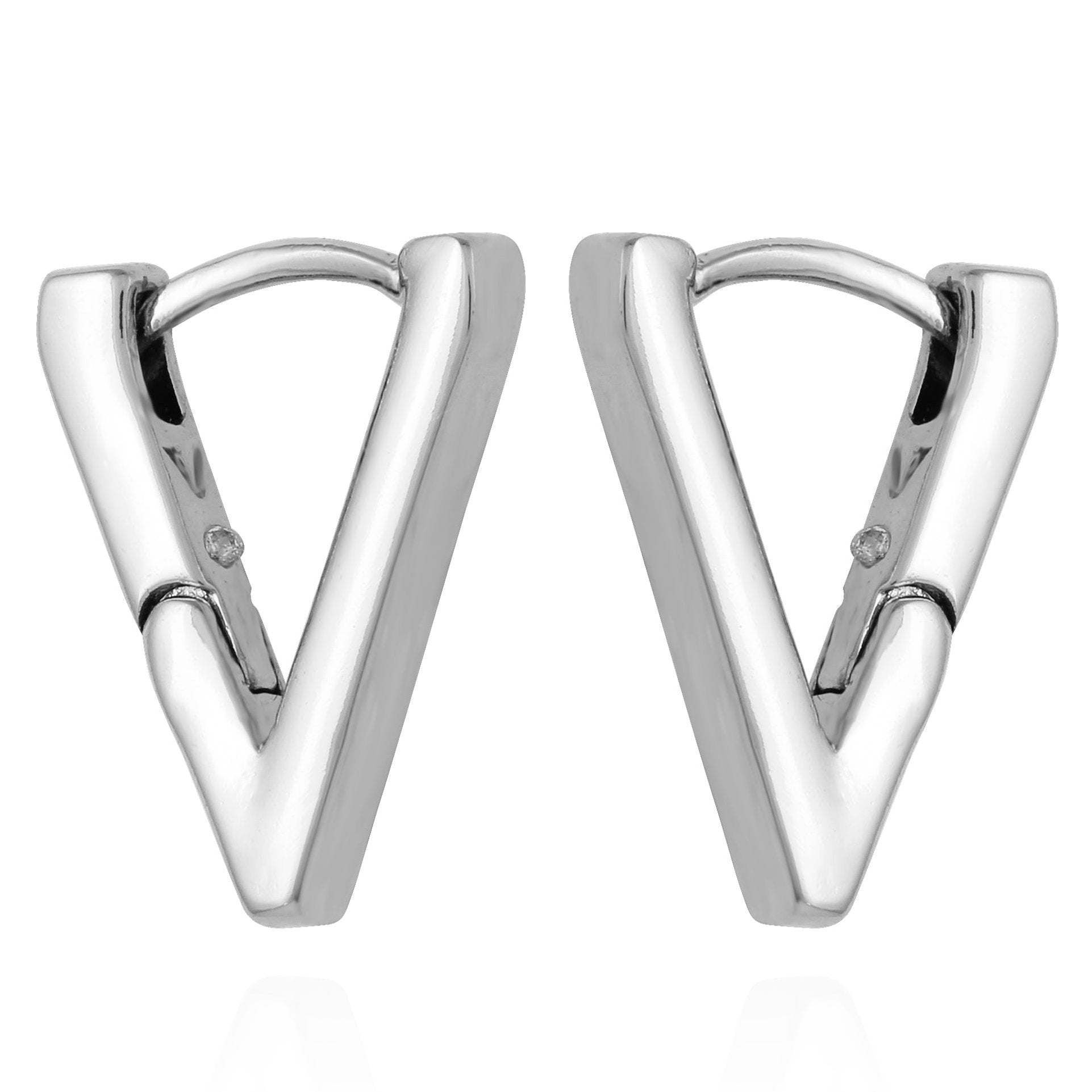 V-Shaped Huggie Earrings for Everyday Wear | Minimalist & Elegant