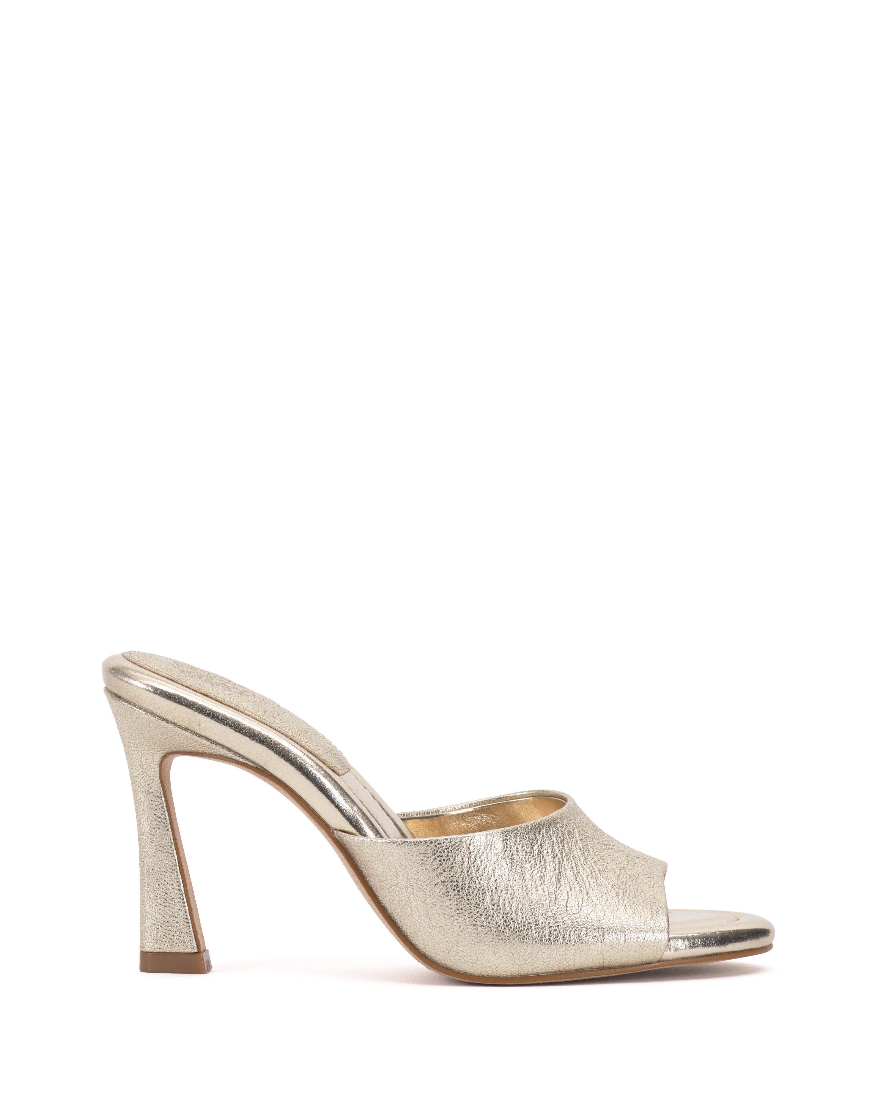 Minimalist Mule Shoes with Flared Heel & Pillow Footbed | Paigely