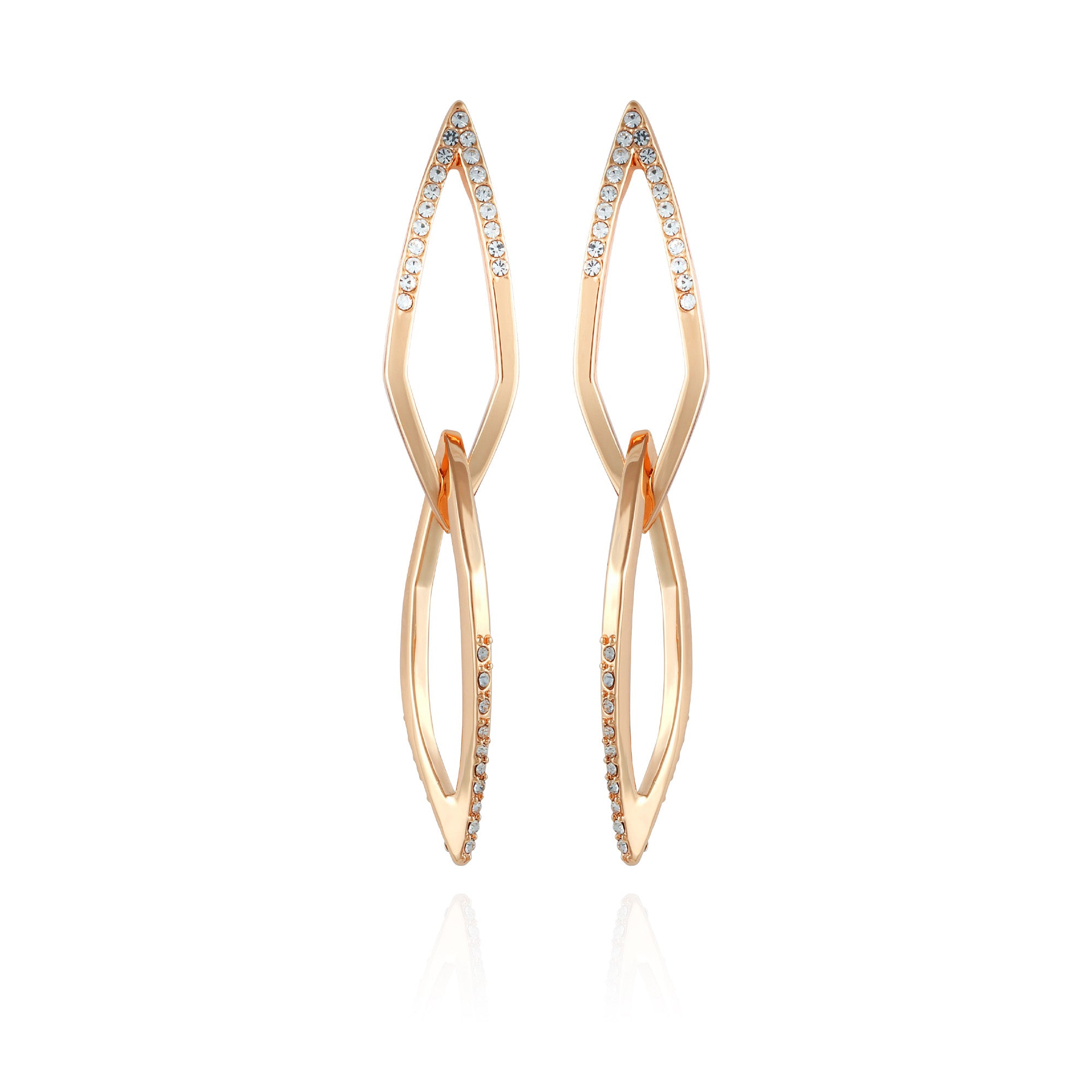 14K Gold Plated Crystal Drop Earrings | Vince Camuto