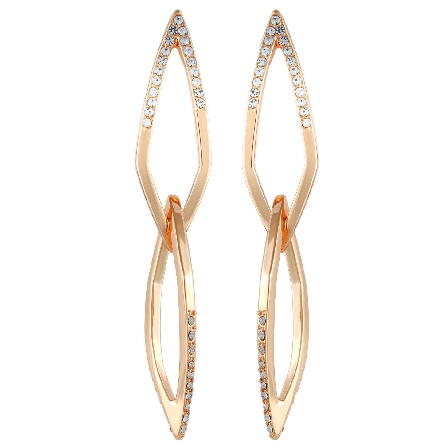 14K Gold Plated Crystal Drop Earrings | Vince Camuto