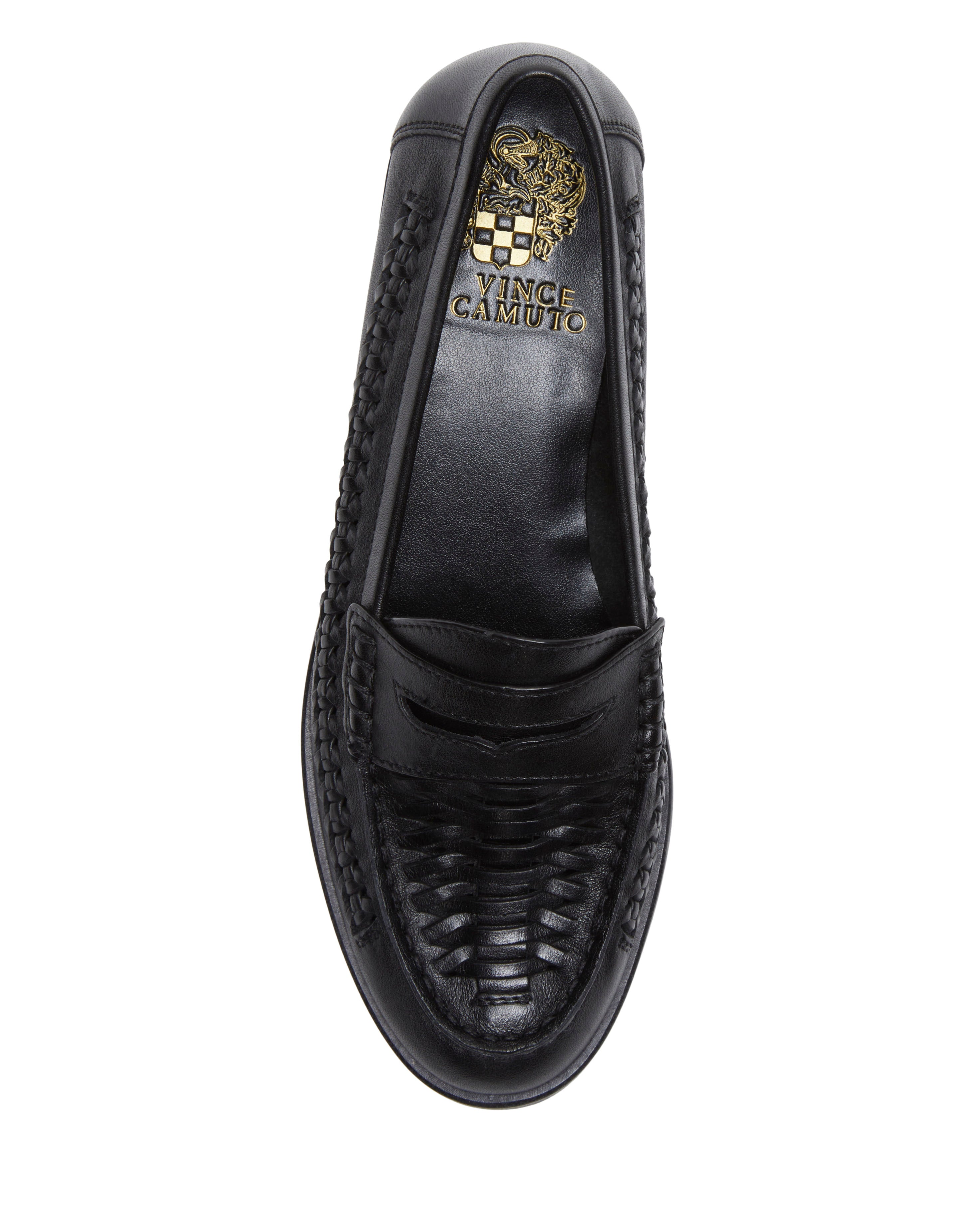 Women's Penny Loafers with Moc-Stitched Toe & Low Heel | Calie