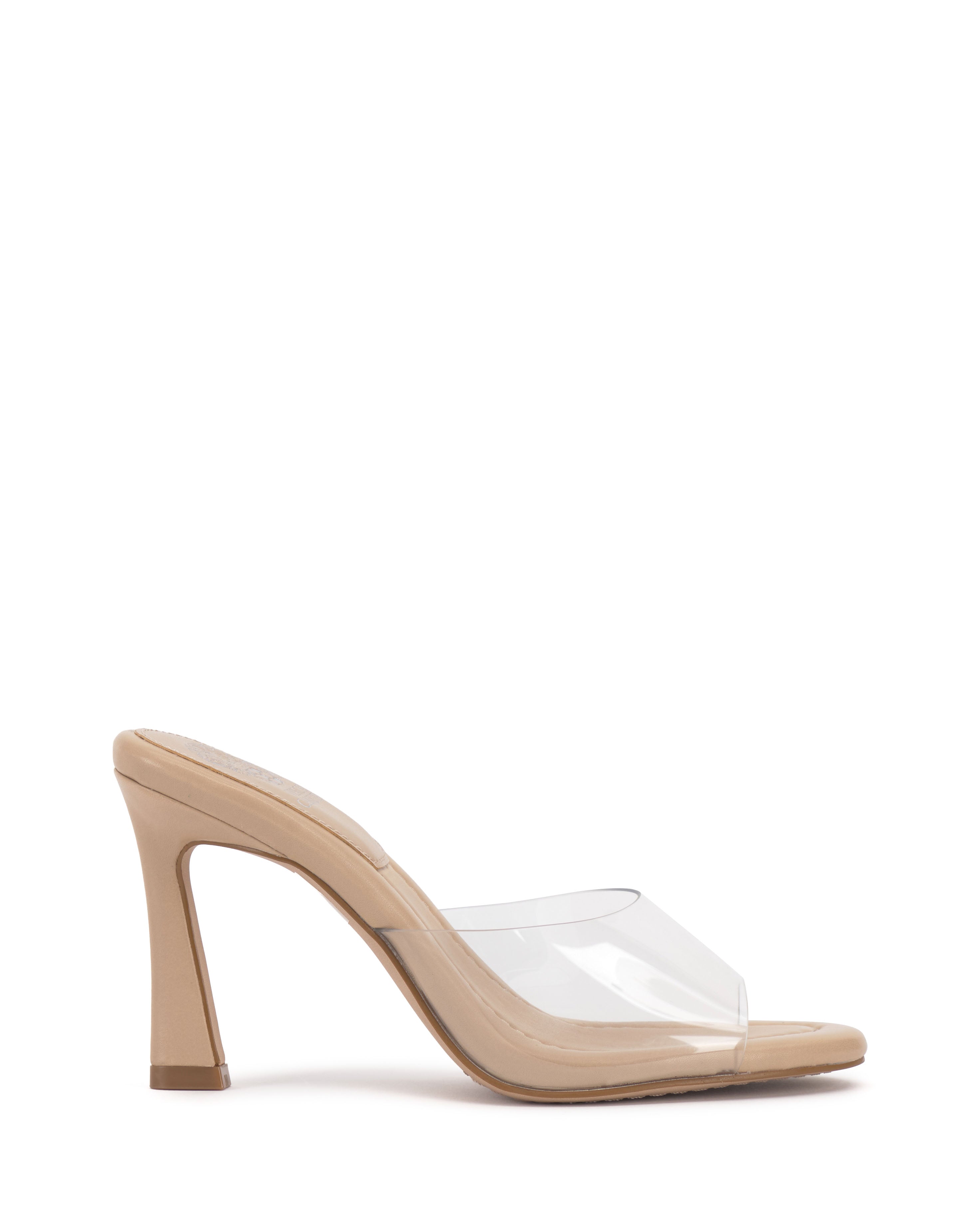 Minimalist Mule Shoes with Flared Heel & Pillow Footbed | Paigely