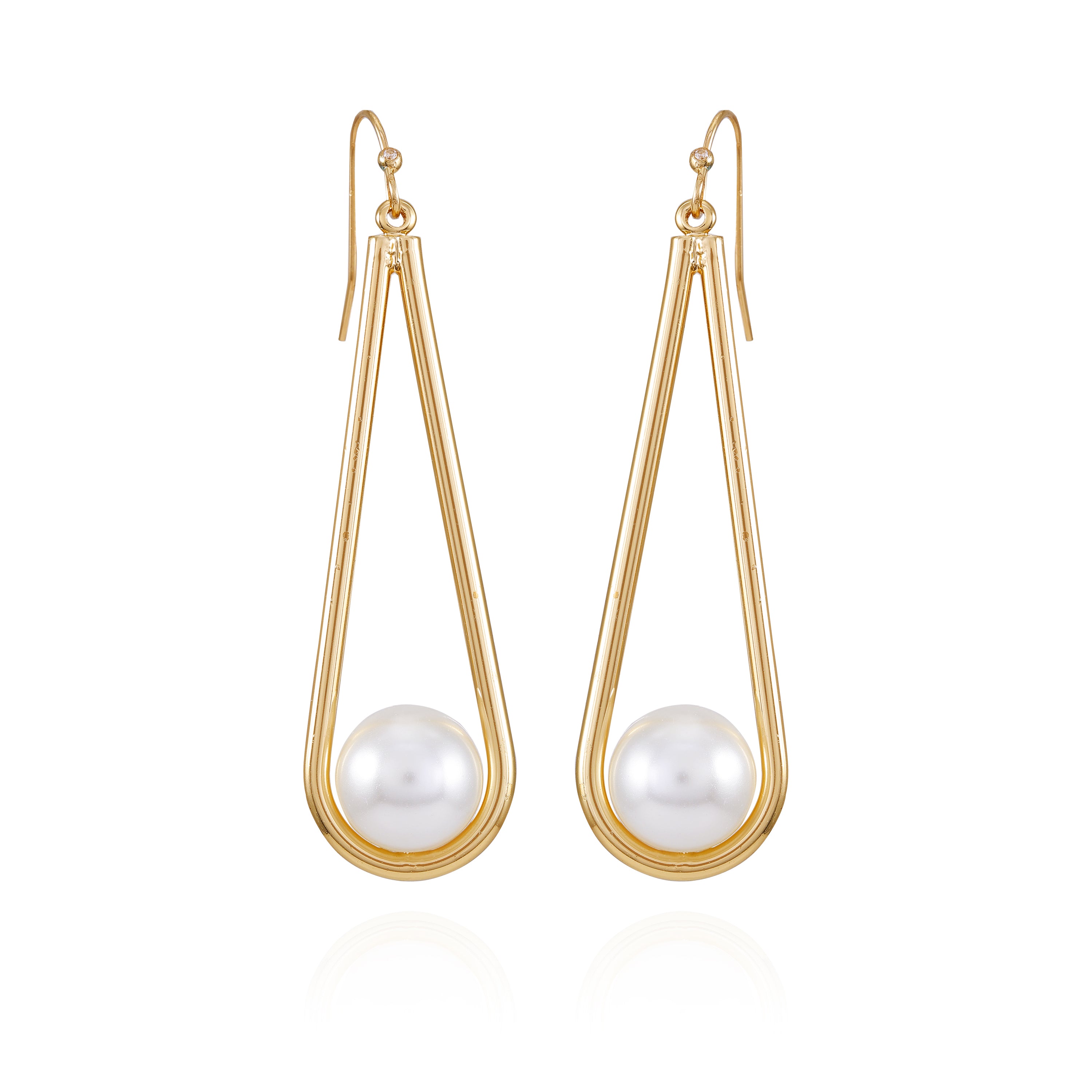 Goldtone Pearl Drop Dangle Earrings for Women | Vince Camuto