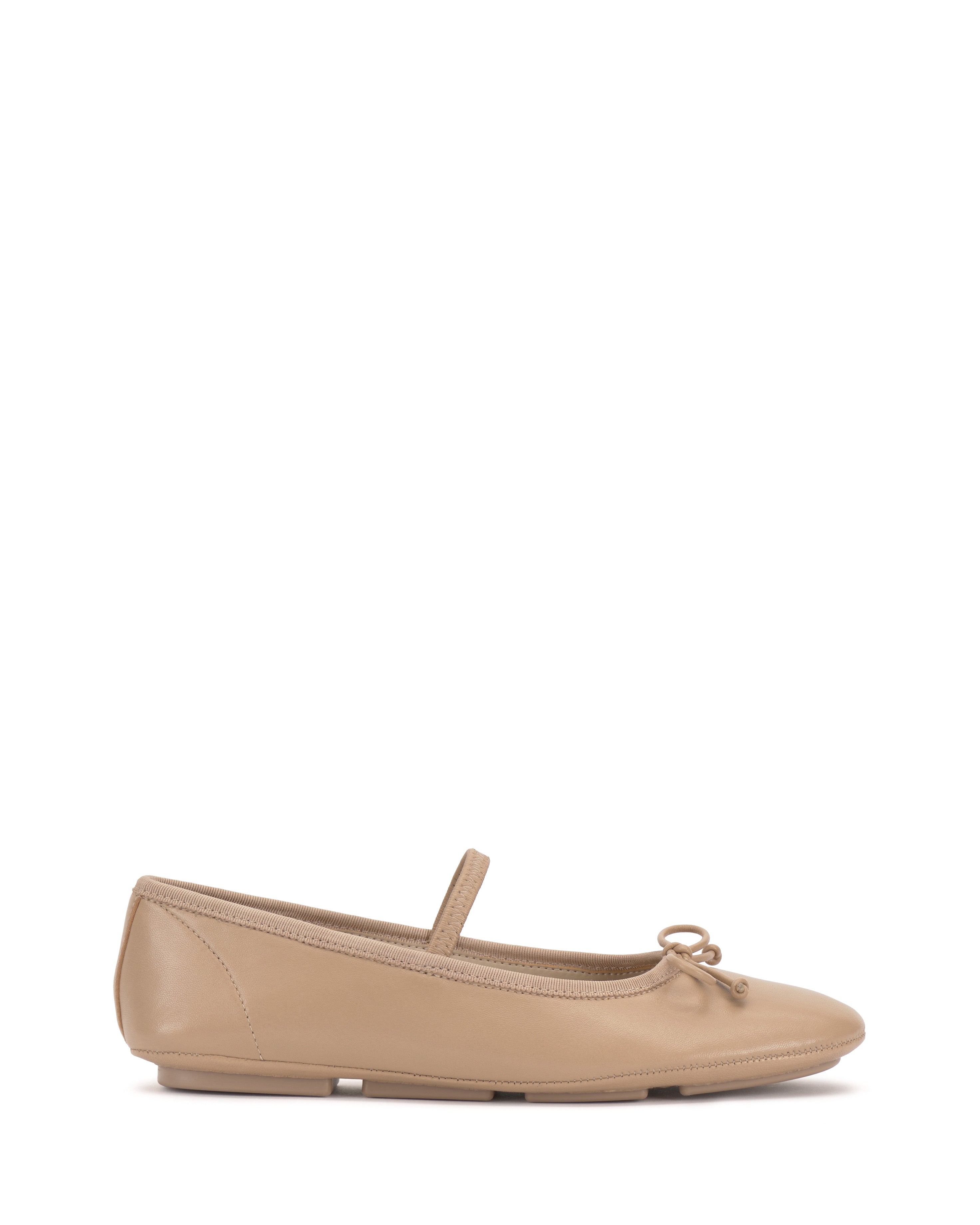 Elastic Strap Ballet Flats with Narrow Fit | Reese by Vince Camuto
