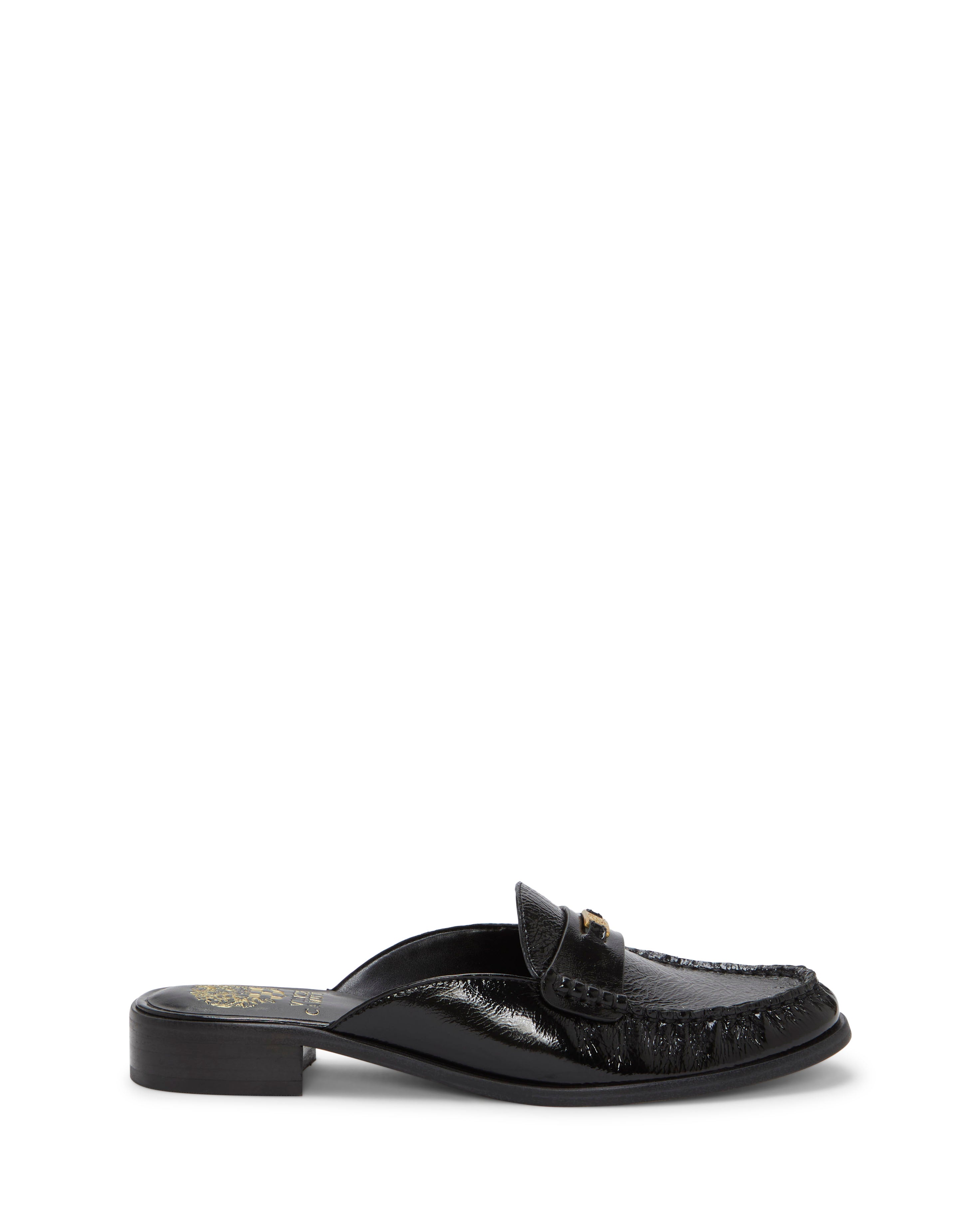 Women's Mule Shoes with Moc Toe & Block Heel | Cobby