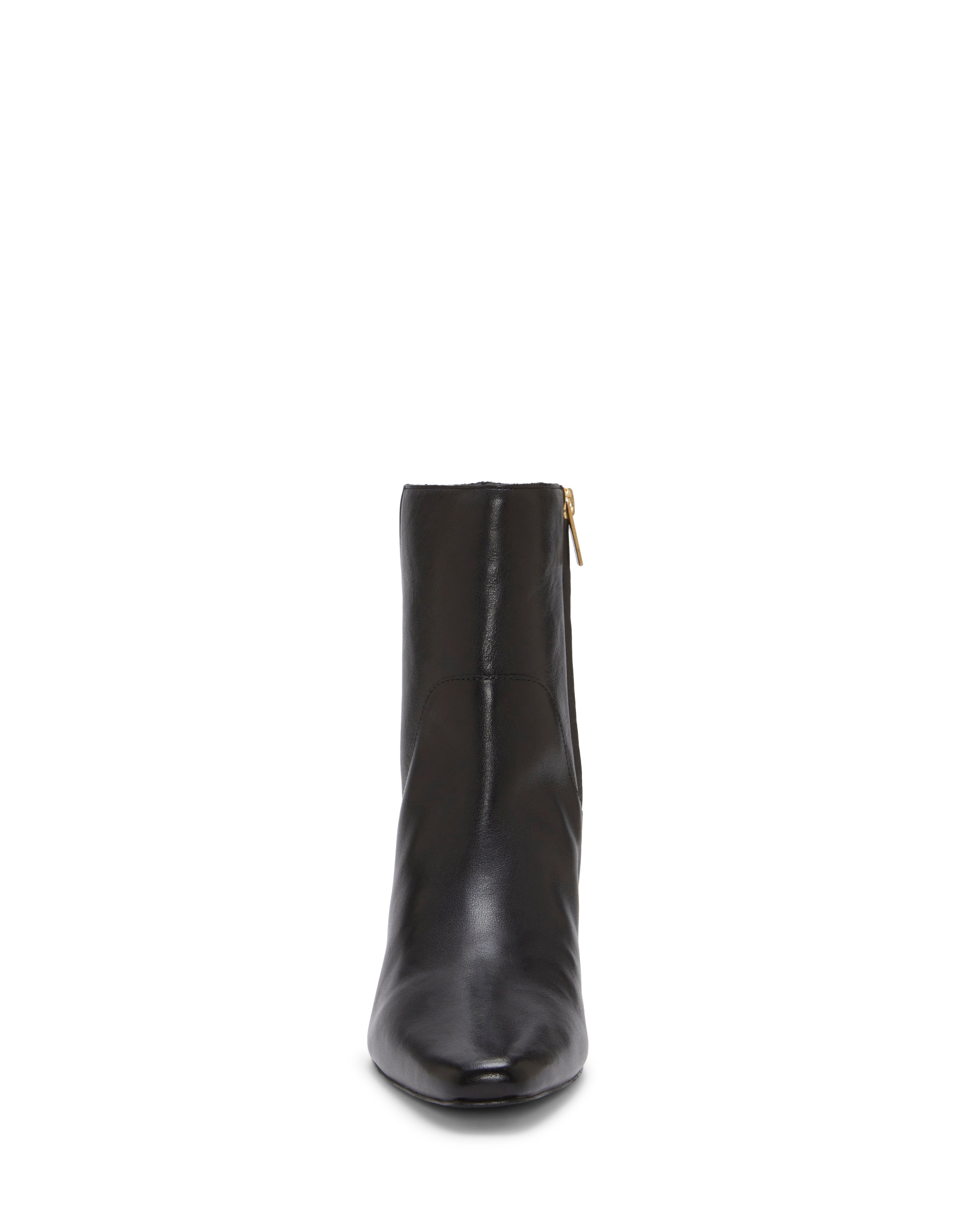 Classic Kitten Heel Bootie with Block Heel & Tapered Toe | Amariah