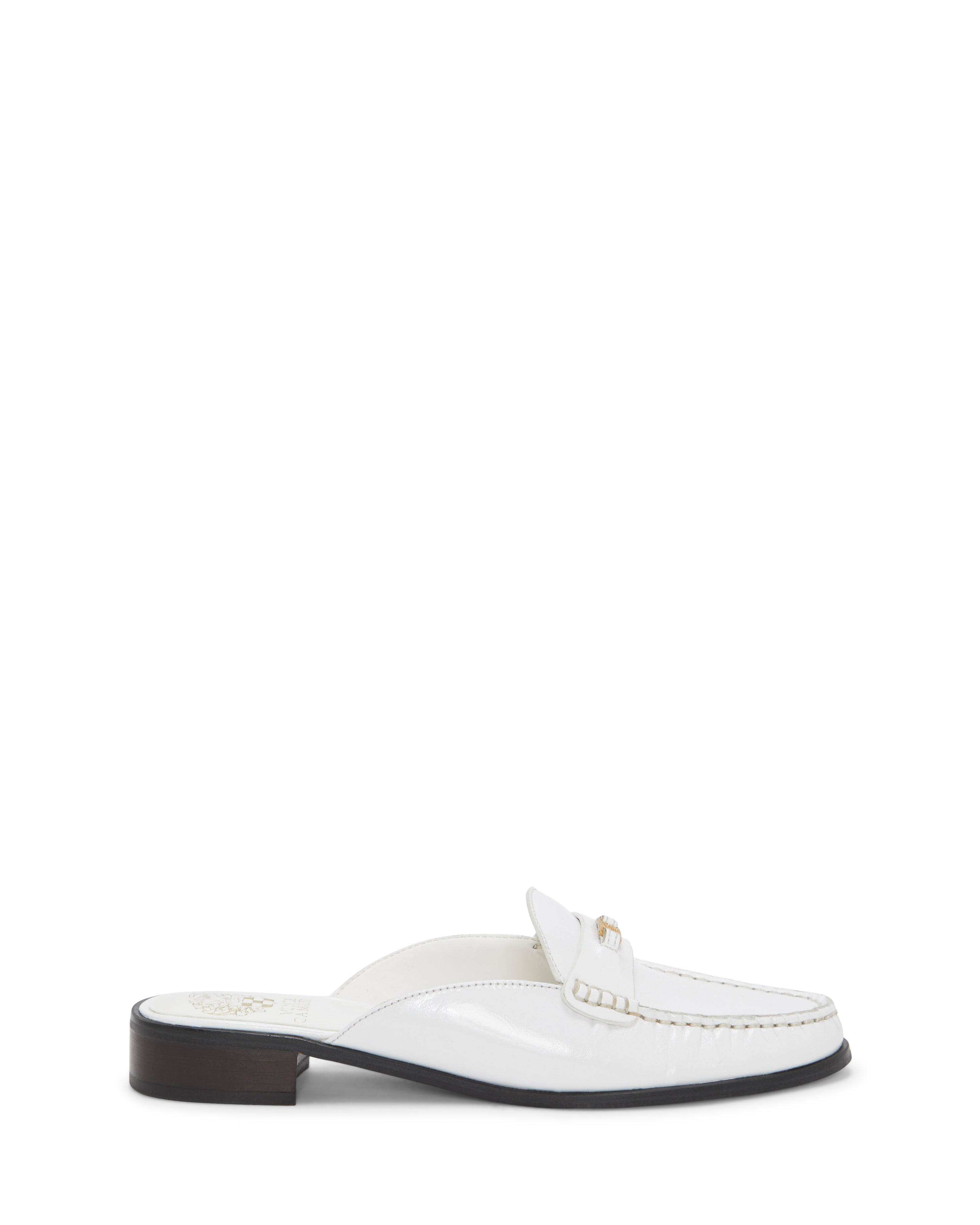 Women's Mule Shoes with Moc Toe & Block Heel | Cobby