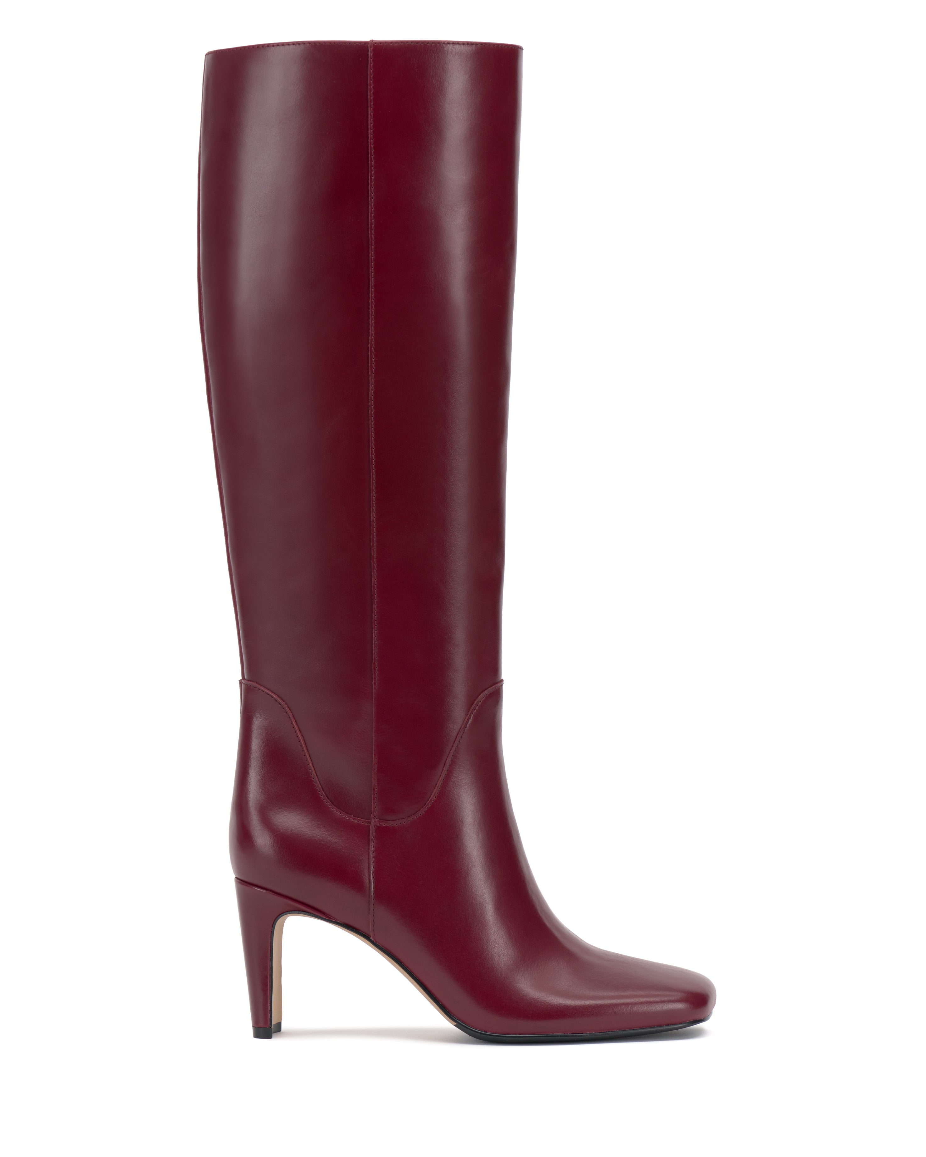 Extra Wide Calf Knee High Boots with Block Heel | Vestella