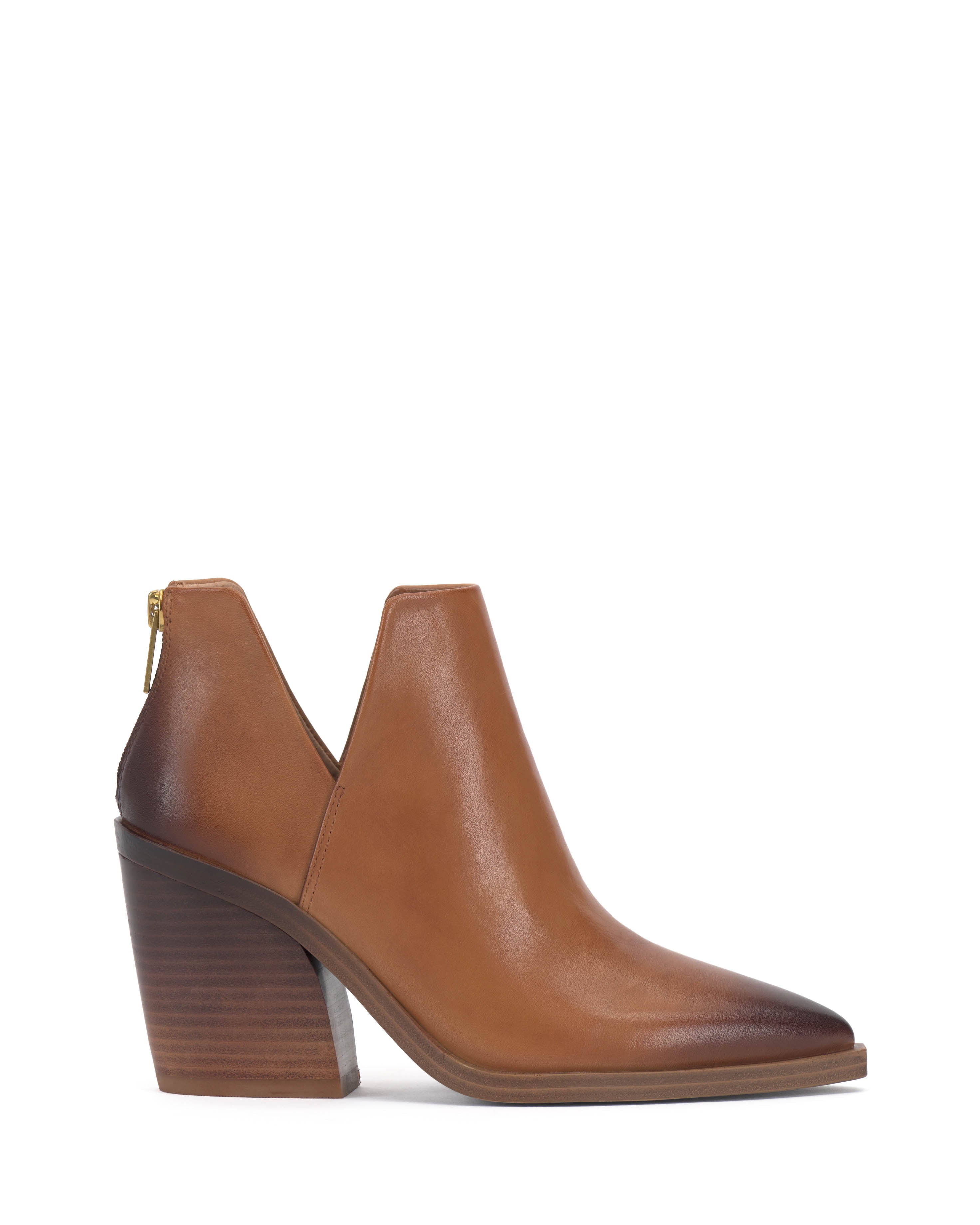 Ankle Boots for Women - Leather & Suede with Stacked Heel | Gidgeta
