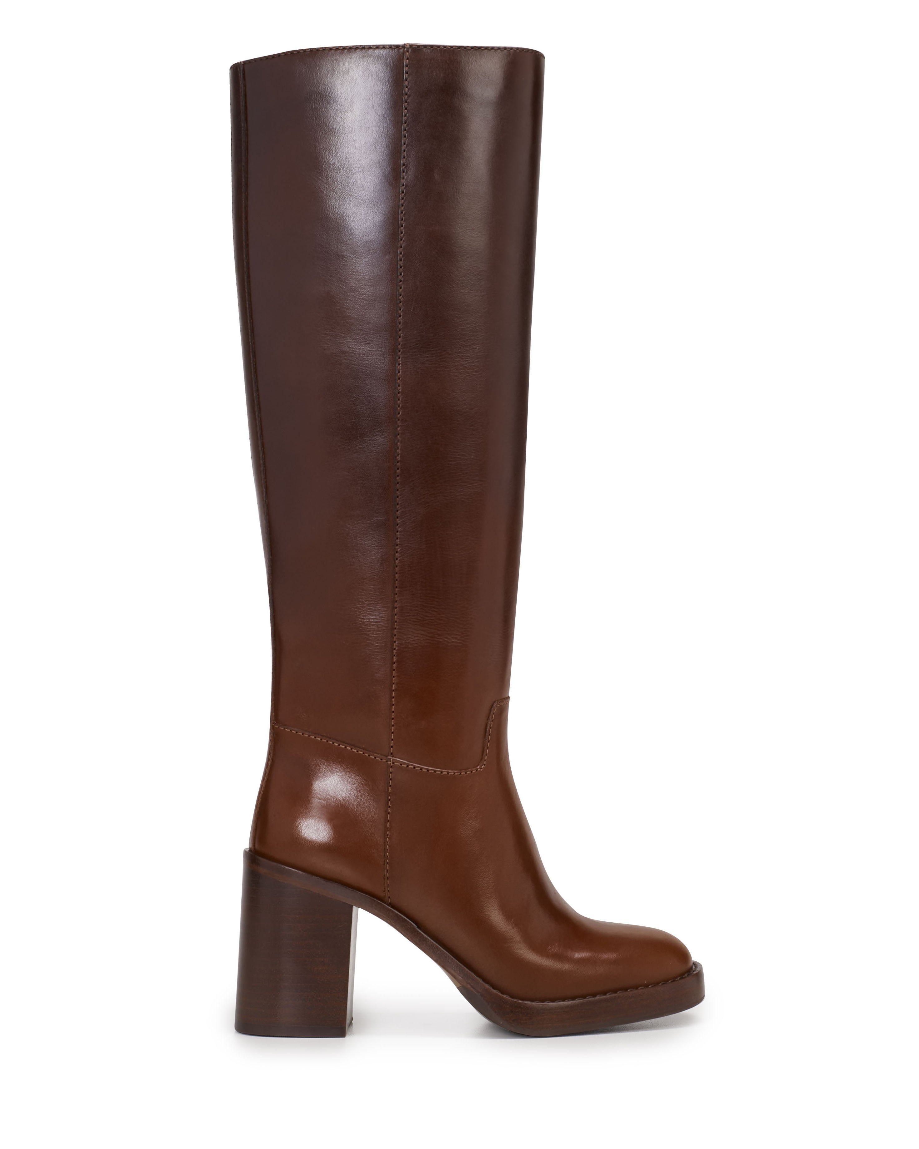Extra Wide Calf Boots with Chunky Heel & Padded Footbed | Gibi