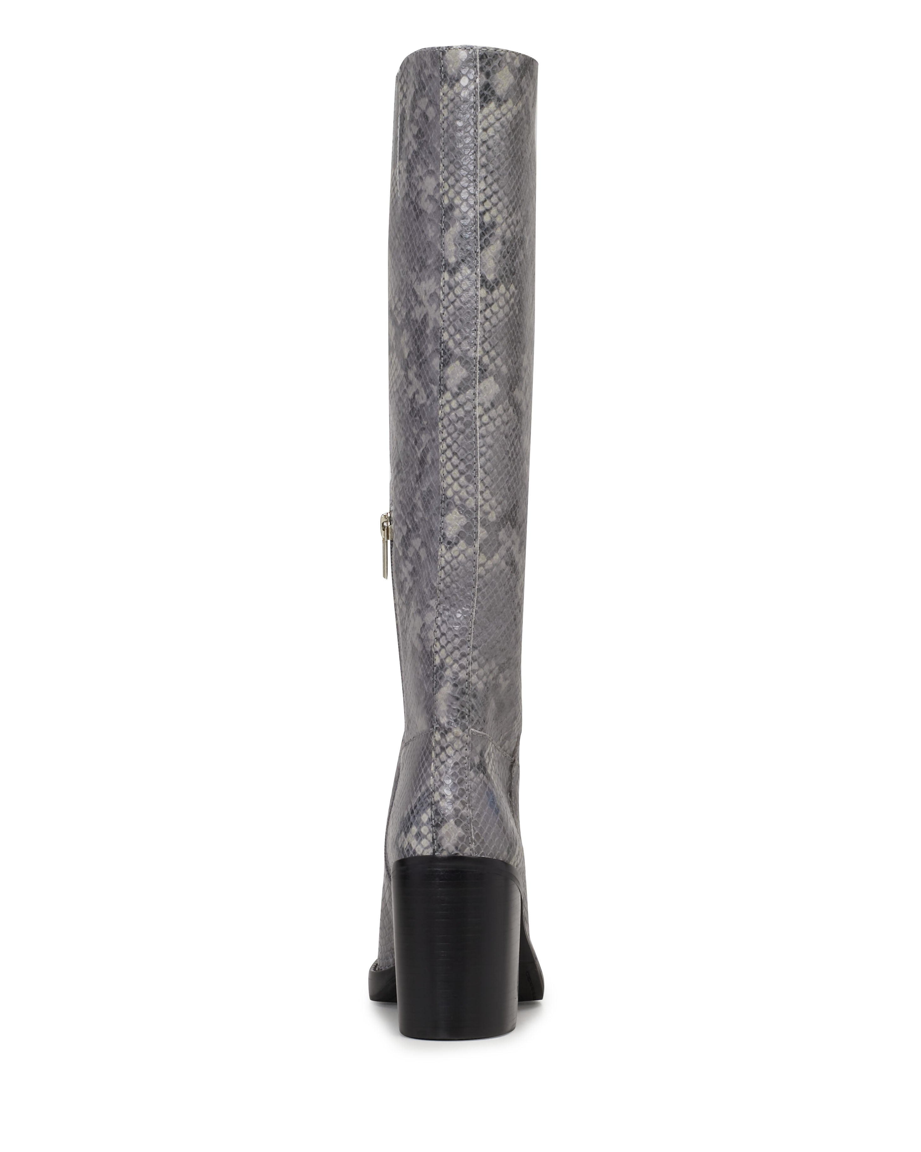 Wide Calf Boots with Chunky Heel & Padded Footbed | Gibi