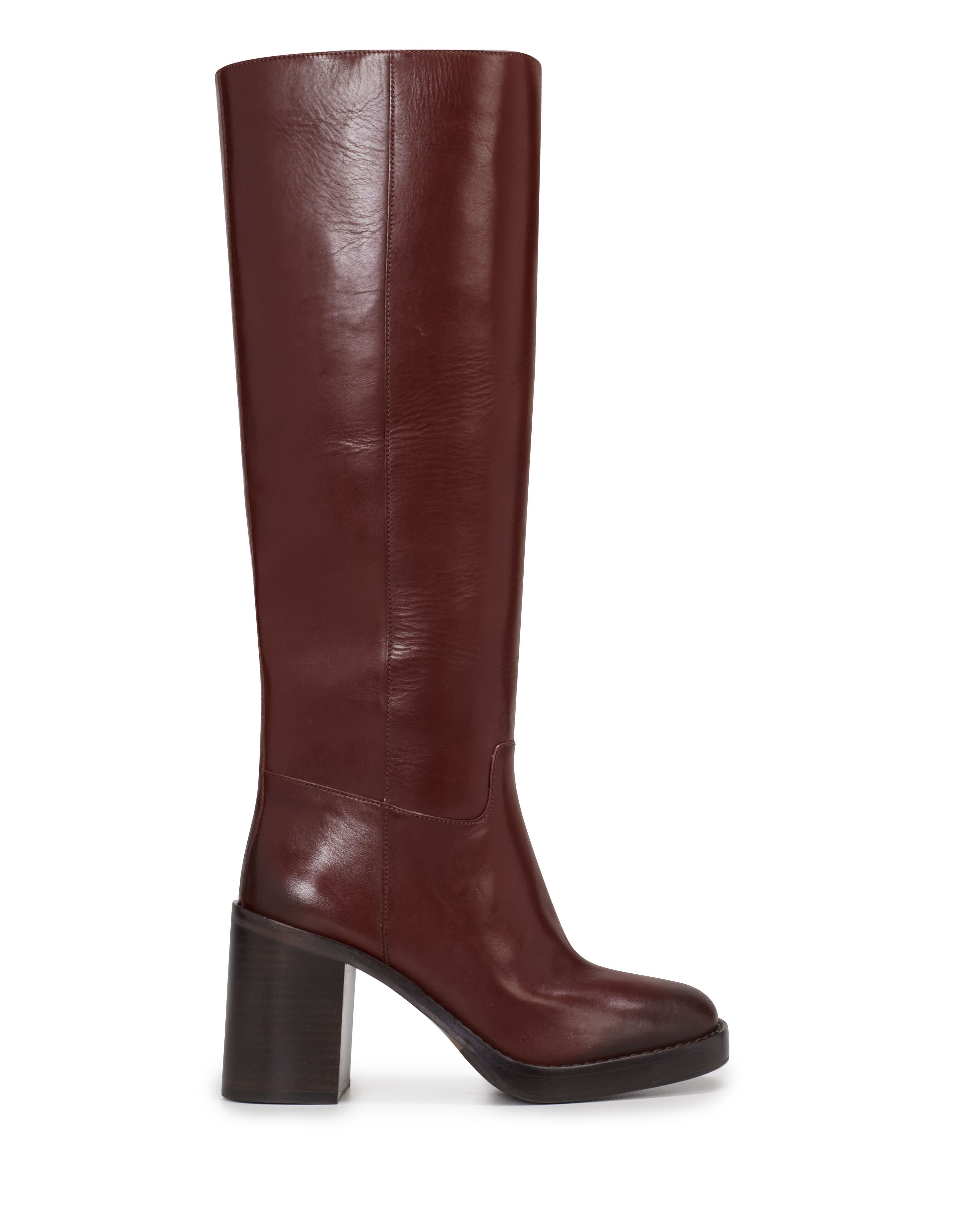 Chunky Tall Boot with Micro-Platform & Block Heel | Gibi Boot