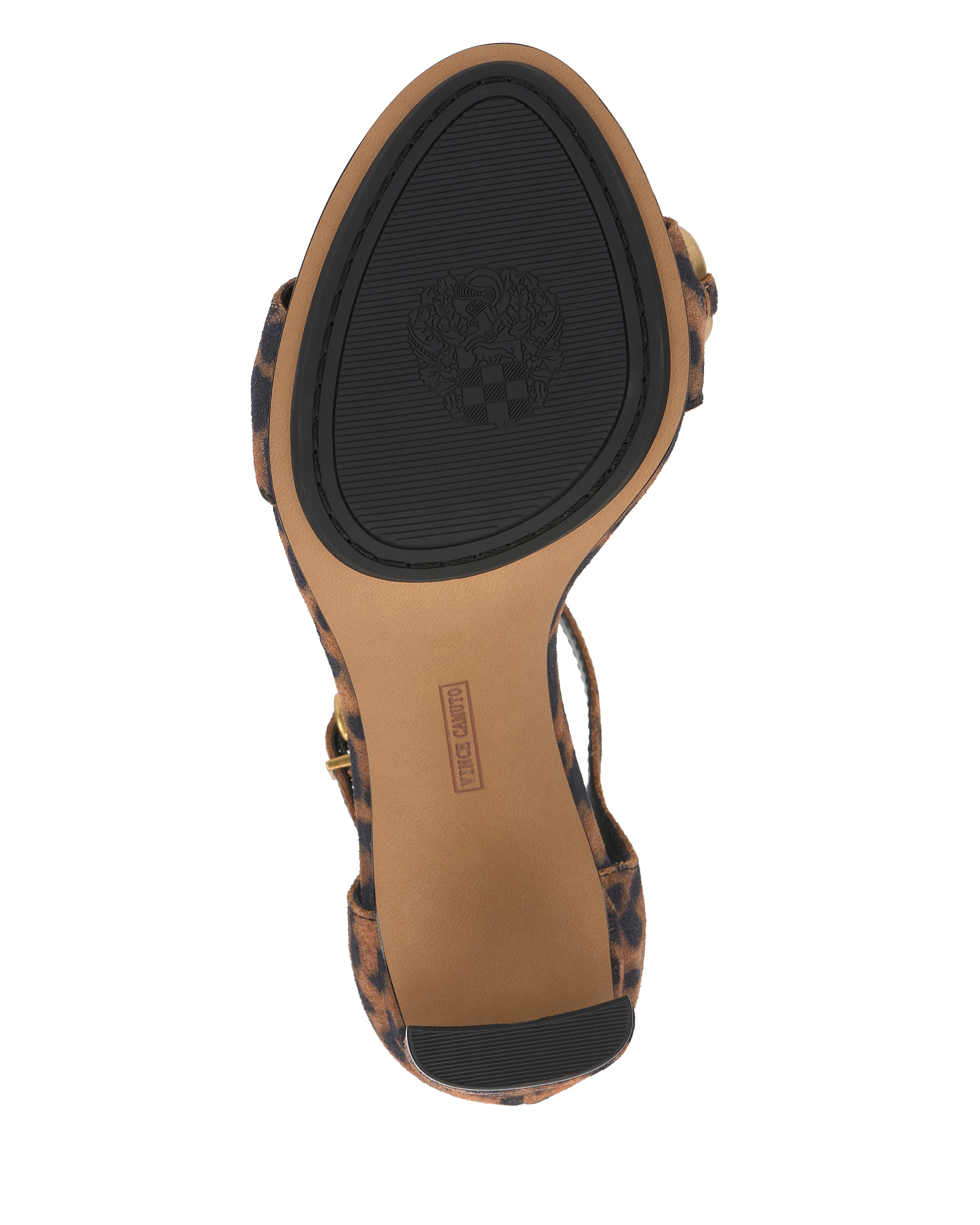Flat Block Heel Sandals with Skinny Ankle Strap | Aurelia
