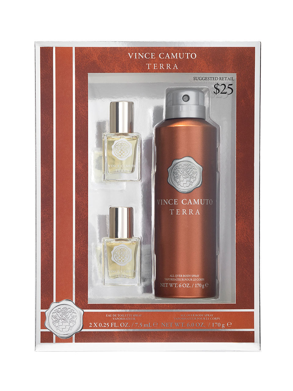 Men's Cologne Sampler Set with Bergamot & Woods | Terra 3-Piece