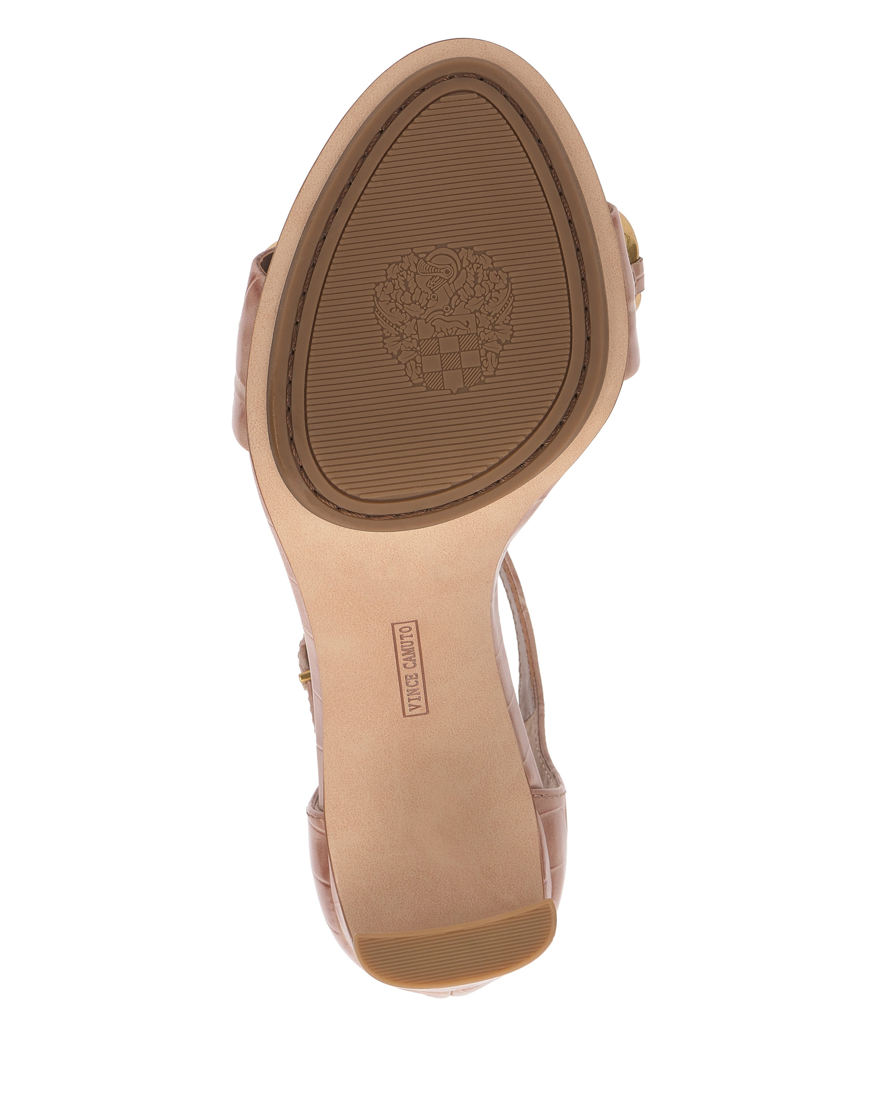 Flat Block Heel Sandals with Skinny Ankle Strap | Aurelia