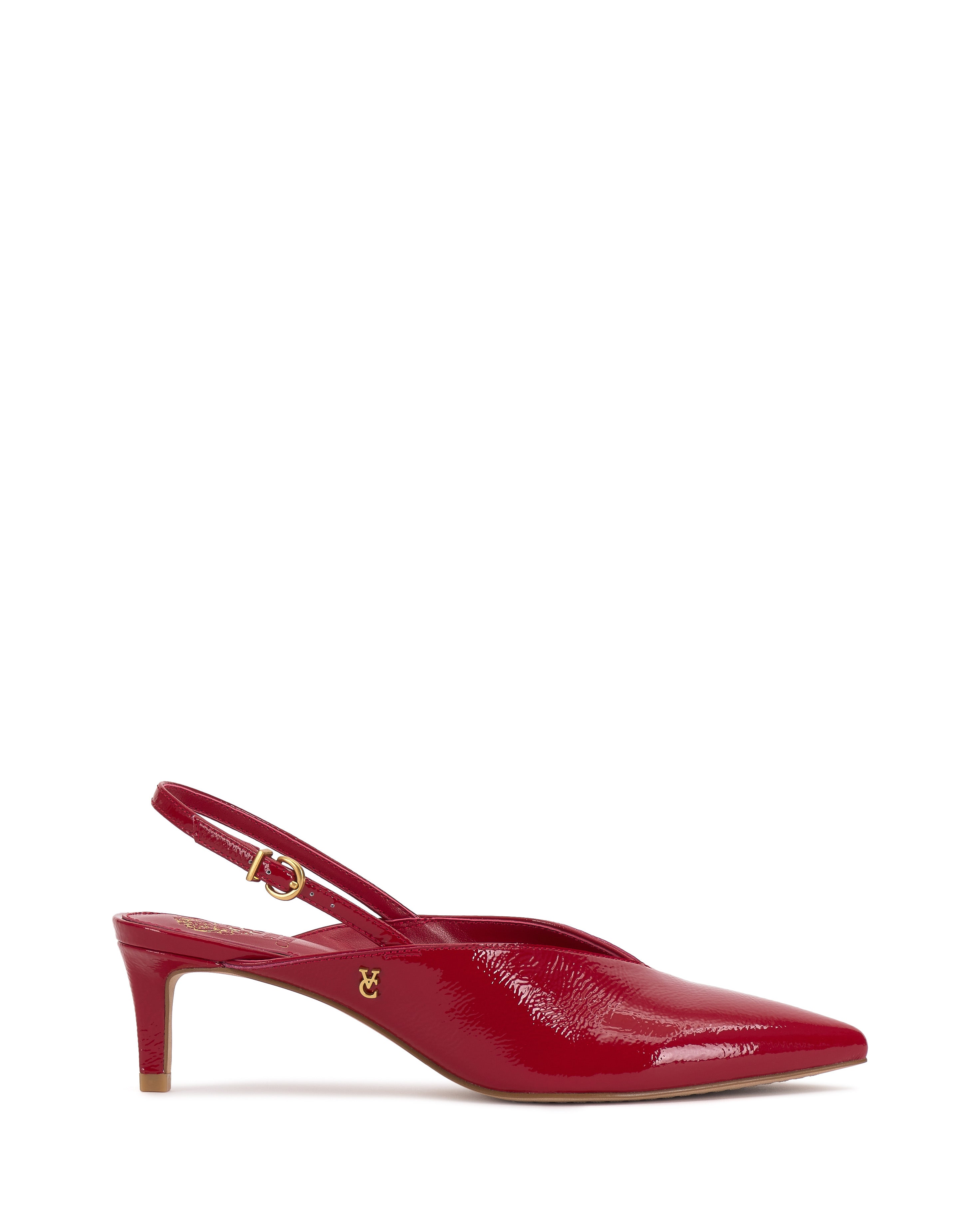 Kitten Heel Pump with Pointed Toe & Slingback Strap | Kylien