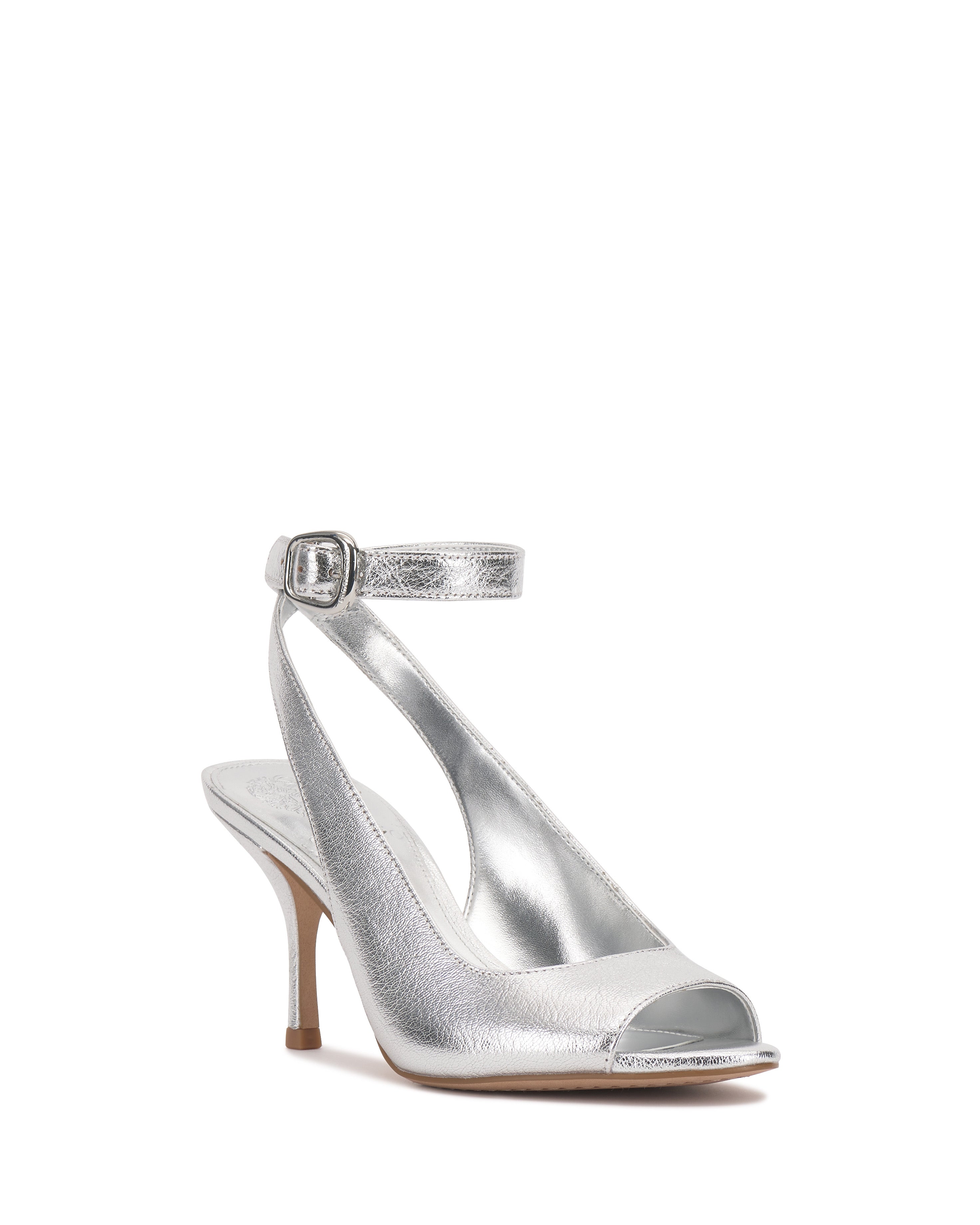 Peep Toe Ankle Strap Sandals with Buckle Detail | Pavles