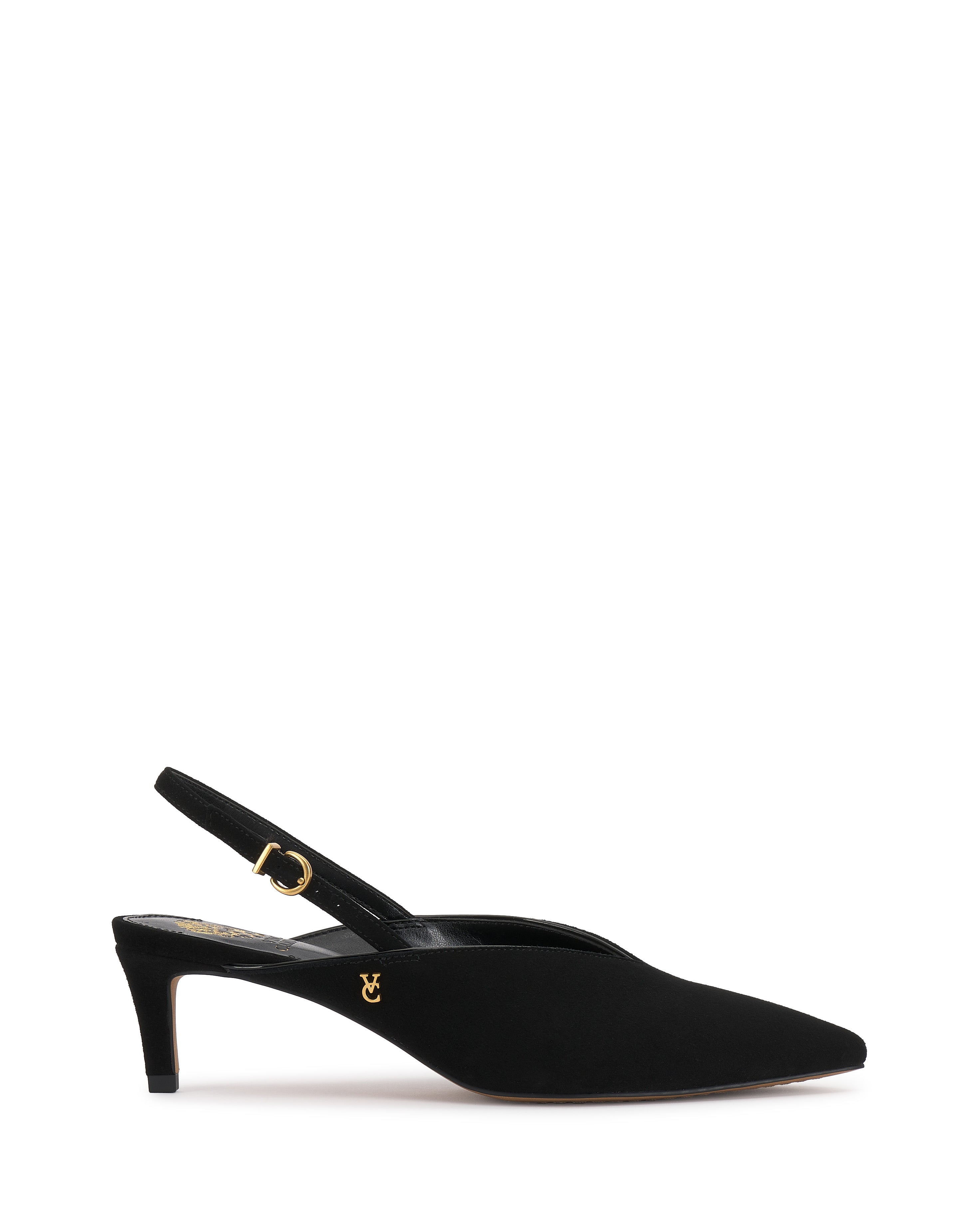 Kitten Heel Pump with Pointed Toe & Slingback Strap | Kylien