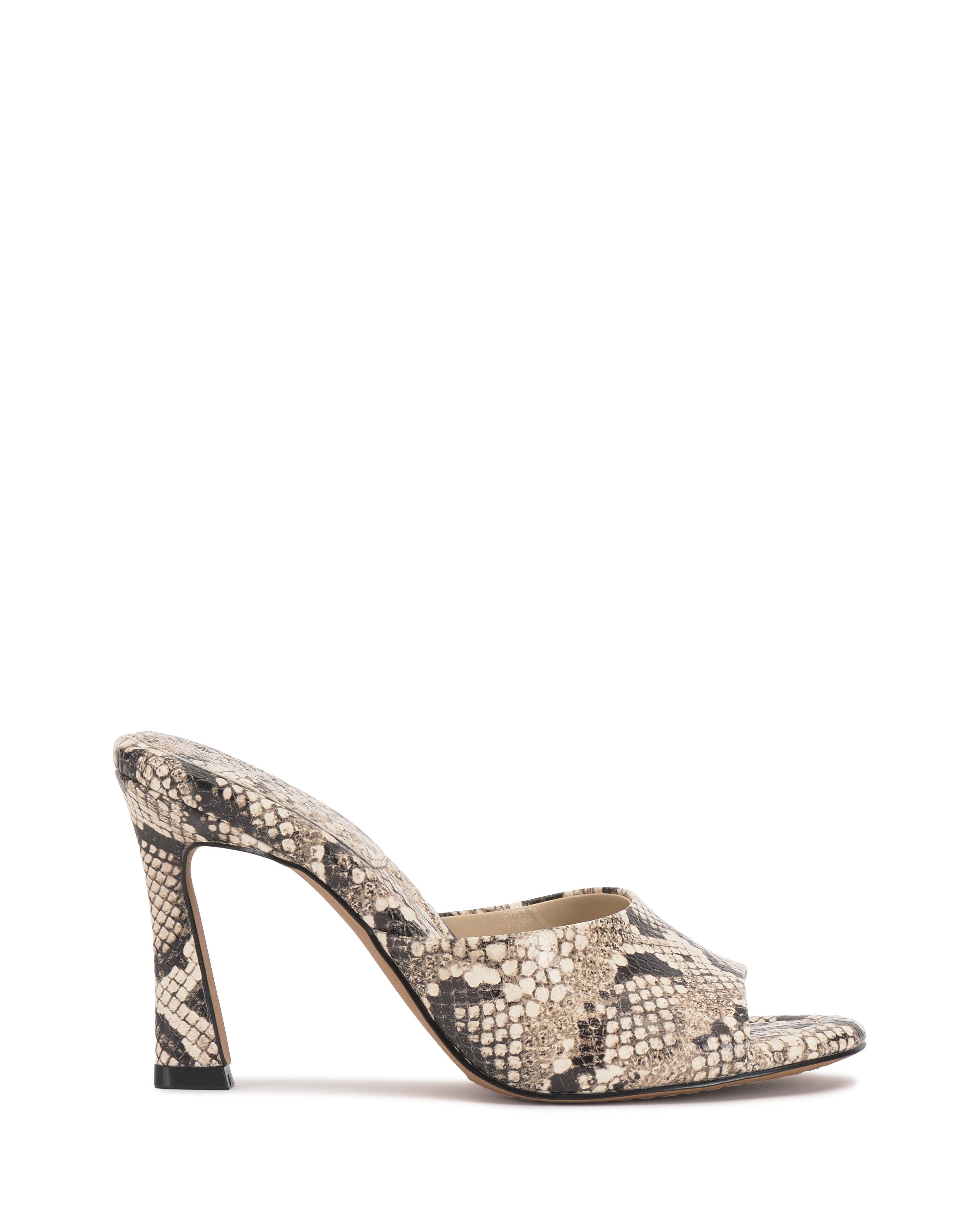 Minimalist Mule Shoes with Flared Heel & Pillow Footbed | Paigely