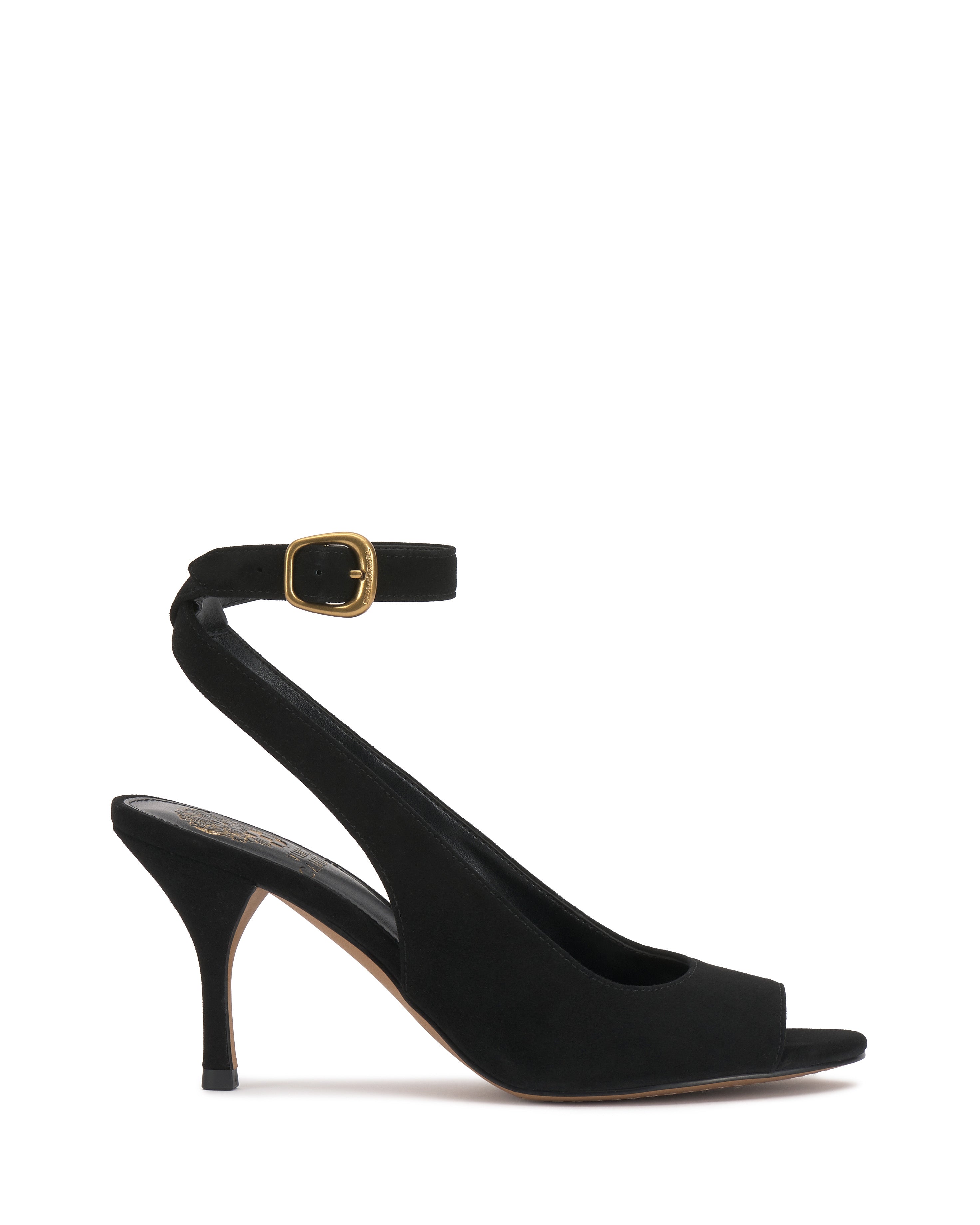 Peep Toe Ankle Strap Sandals with Buckle Detail | Pavles