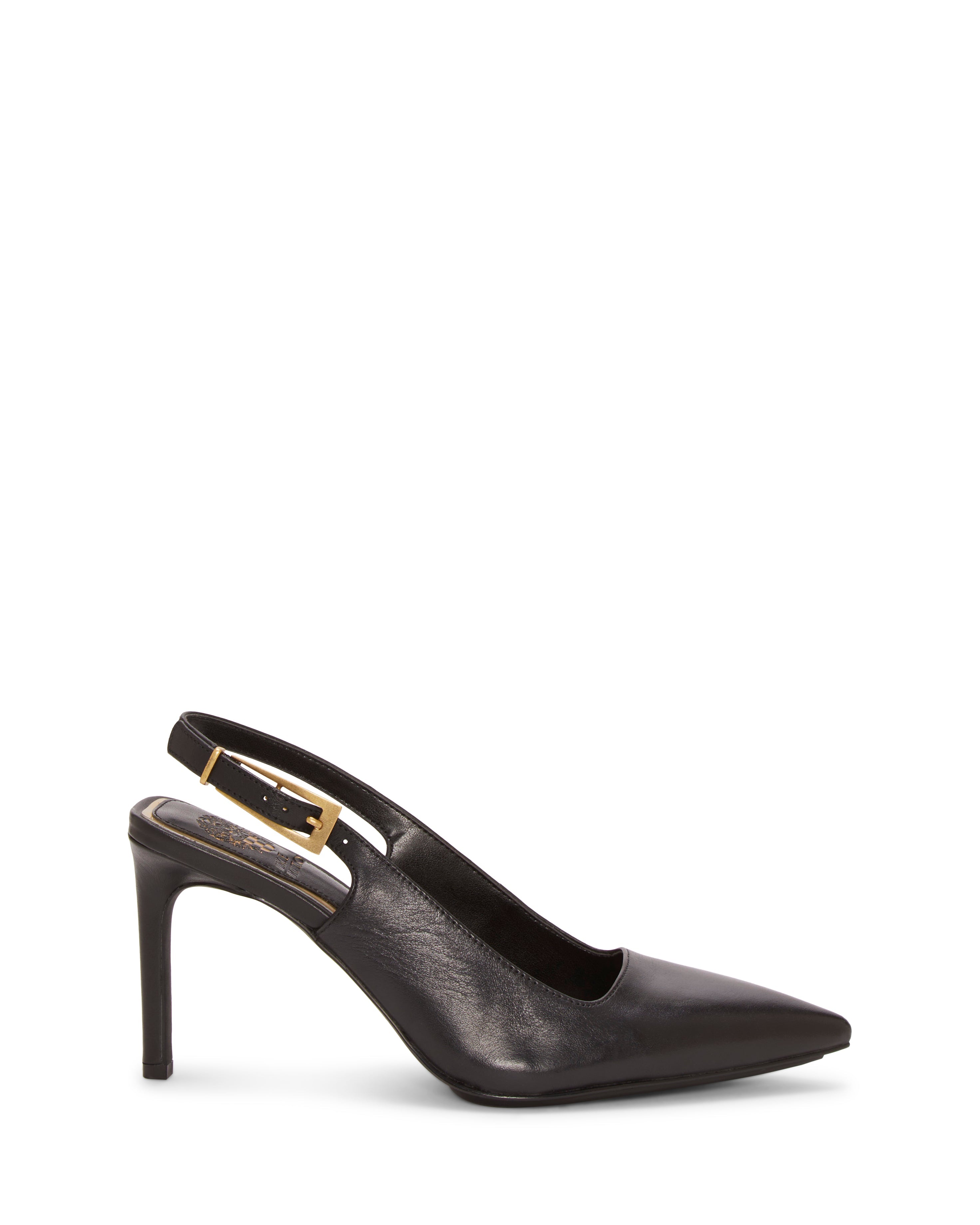 Pointed Toe Slingback Pump with Suede Finish | Brendie