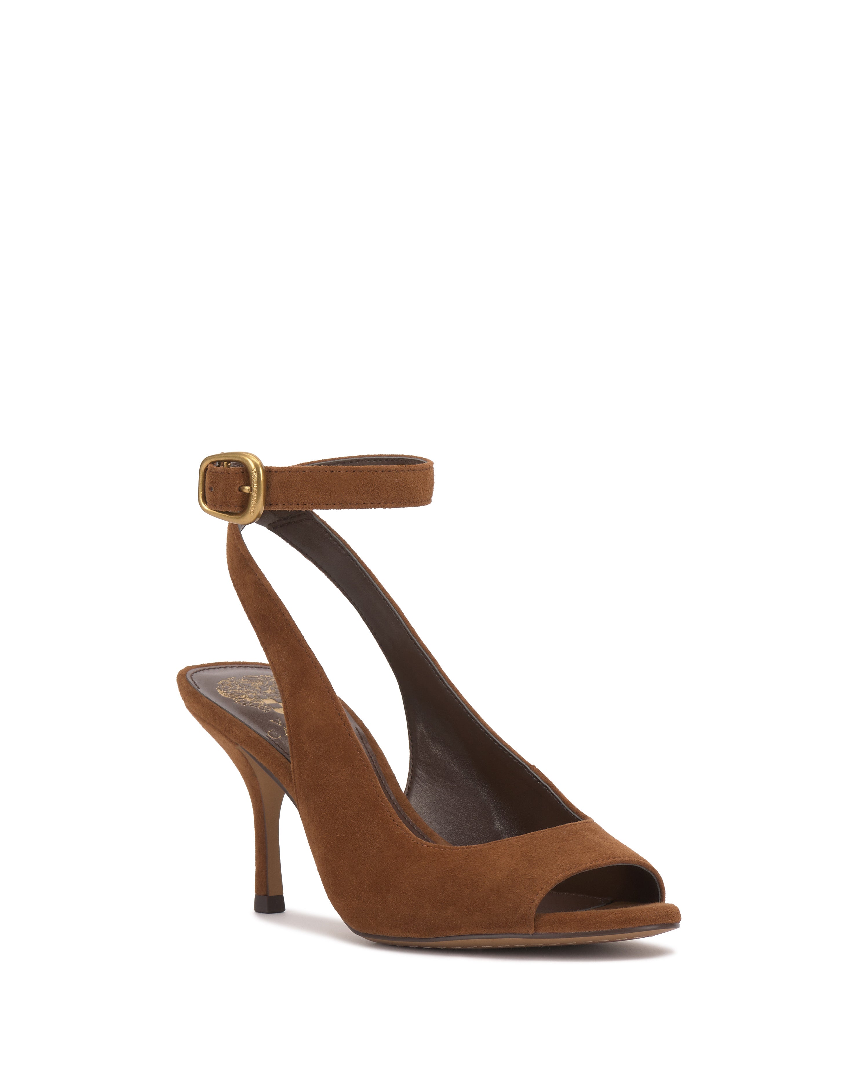 Peep Toe Ankle Strap Sandals with Buckle Detail | Pavles