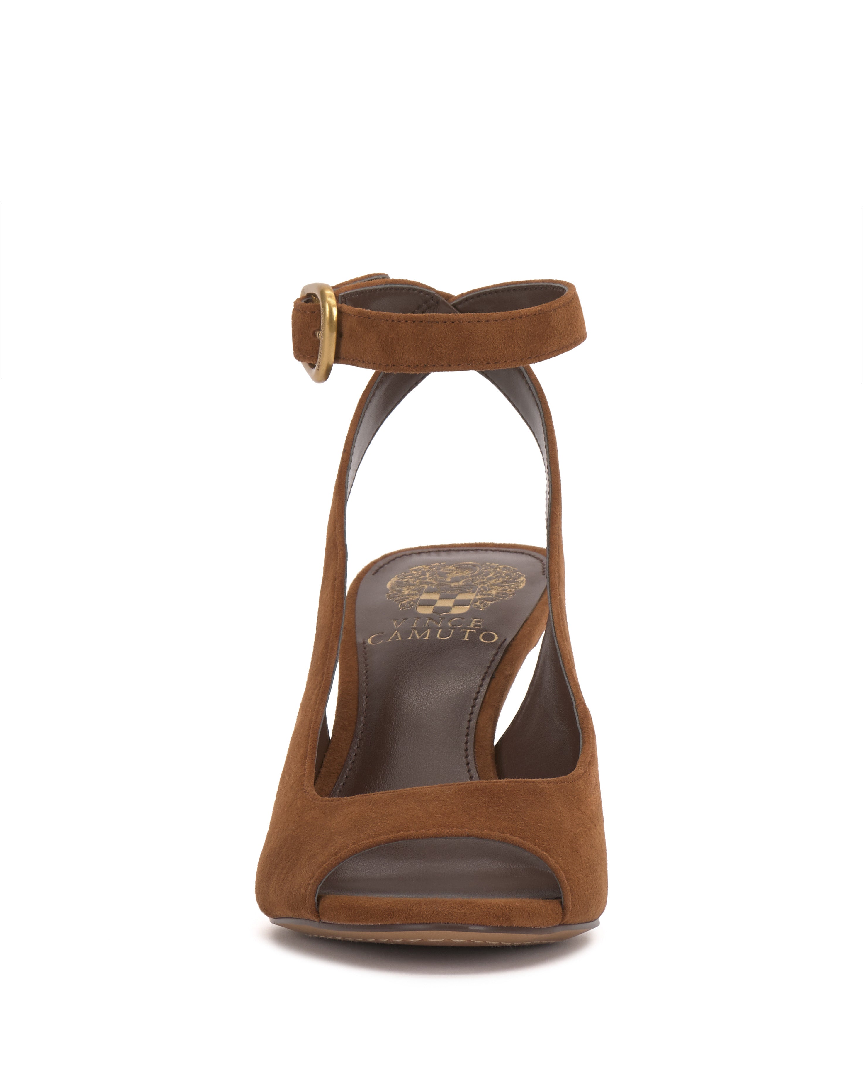 Peep Toe Ankle Strap Sandals with Buckle Detail | Pavles