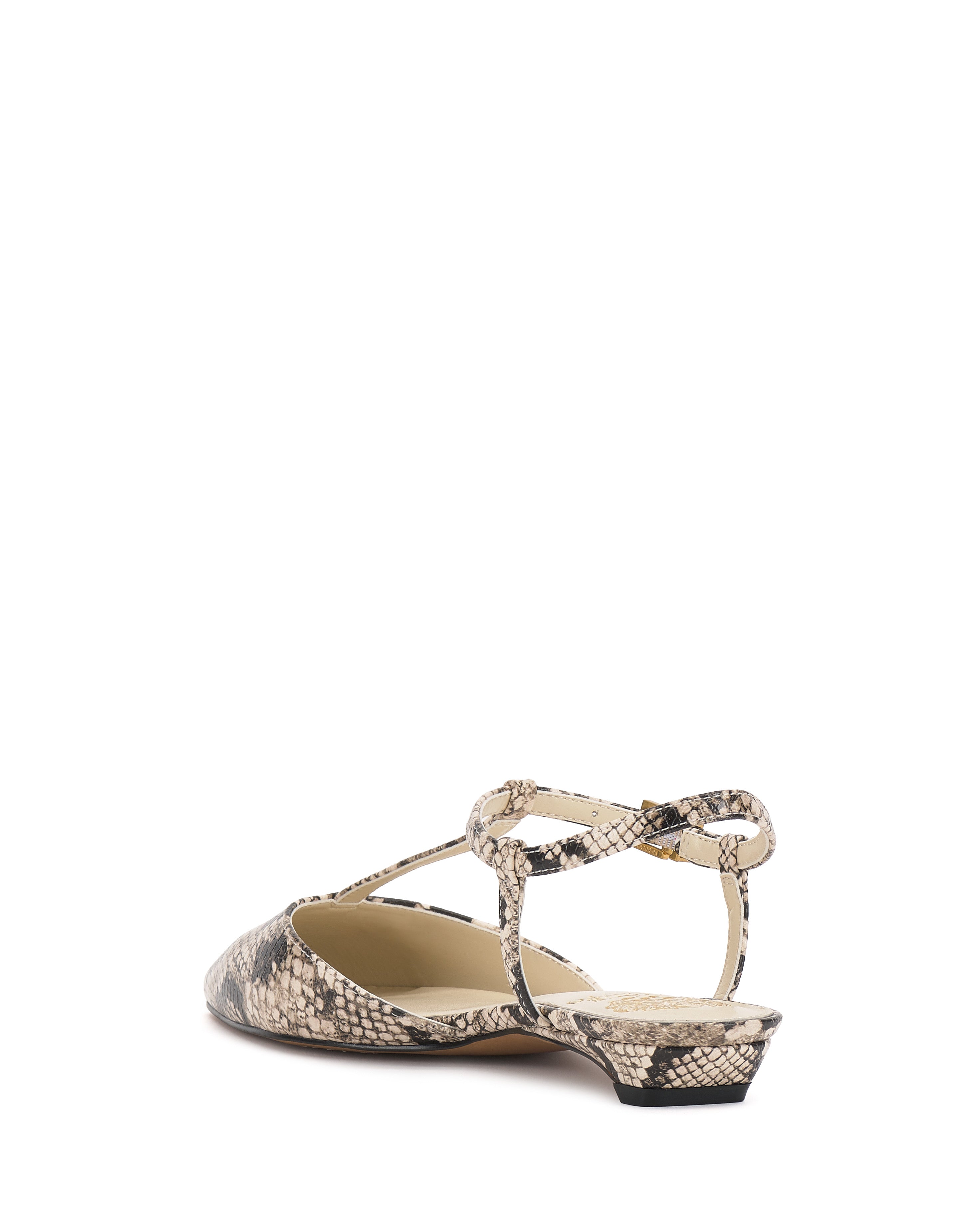 Elegant T-Strap Flat Shoes with Pointed Toe | Varena