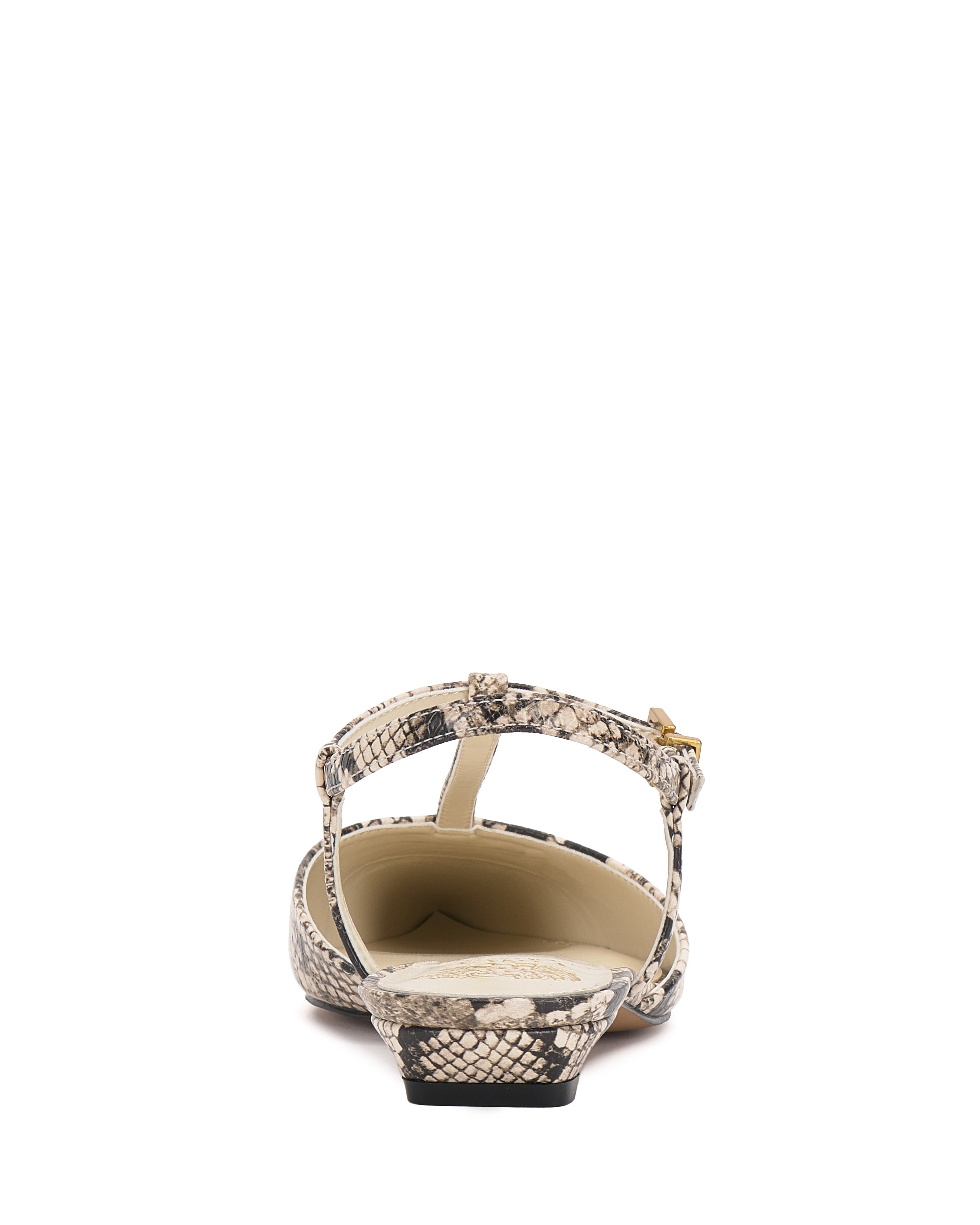 Elegant T-Strap Flat Shoes with Pointed Toe | Varena