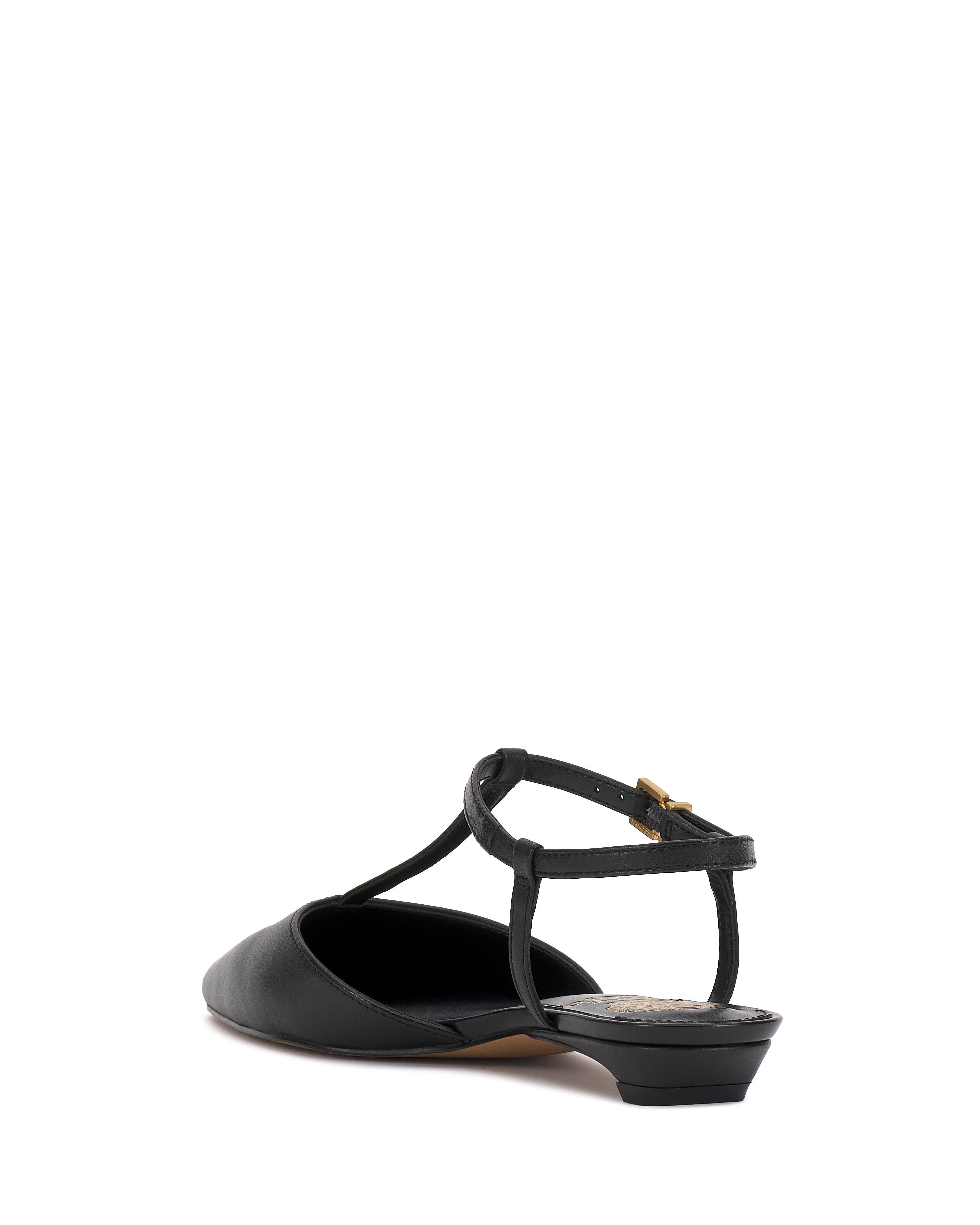 Elegant T-Strap Flat Shoes with Pointed Toe | Varena