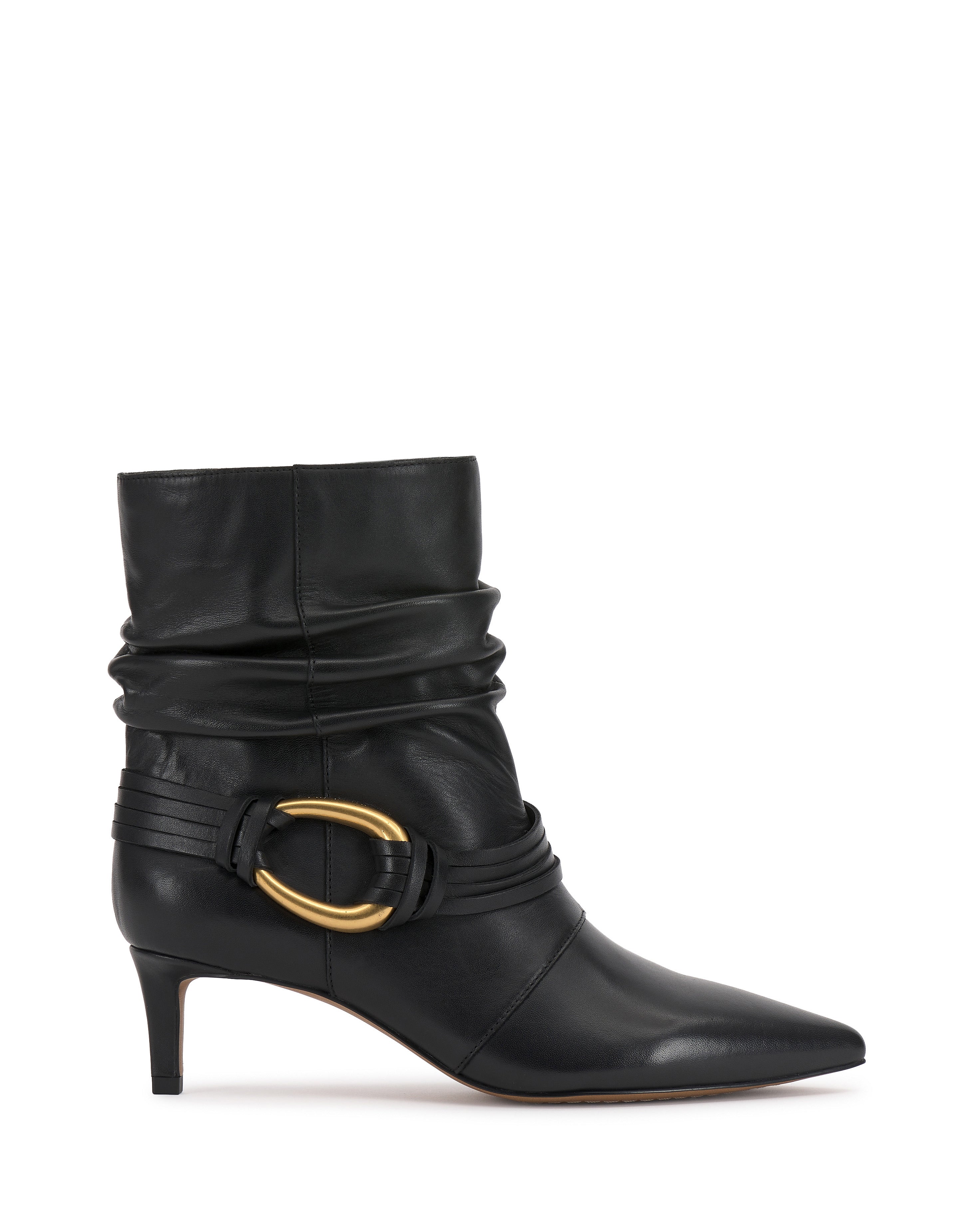 Pointed Toe Kitten Heel Booties for Women | Kirpa