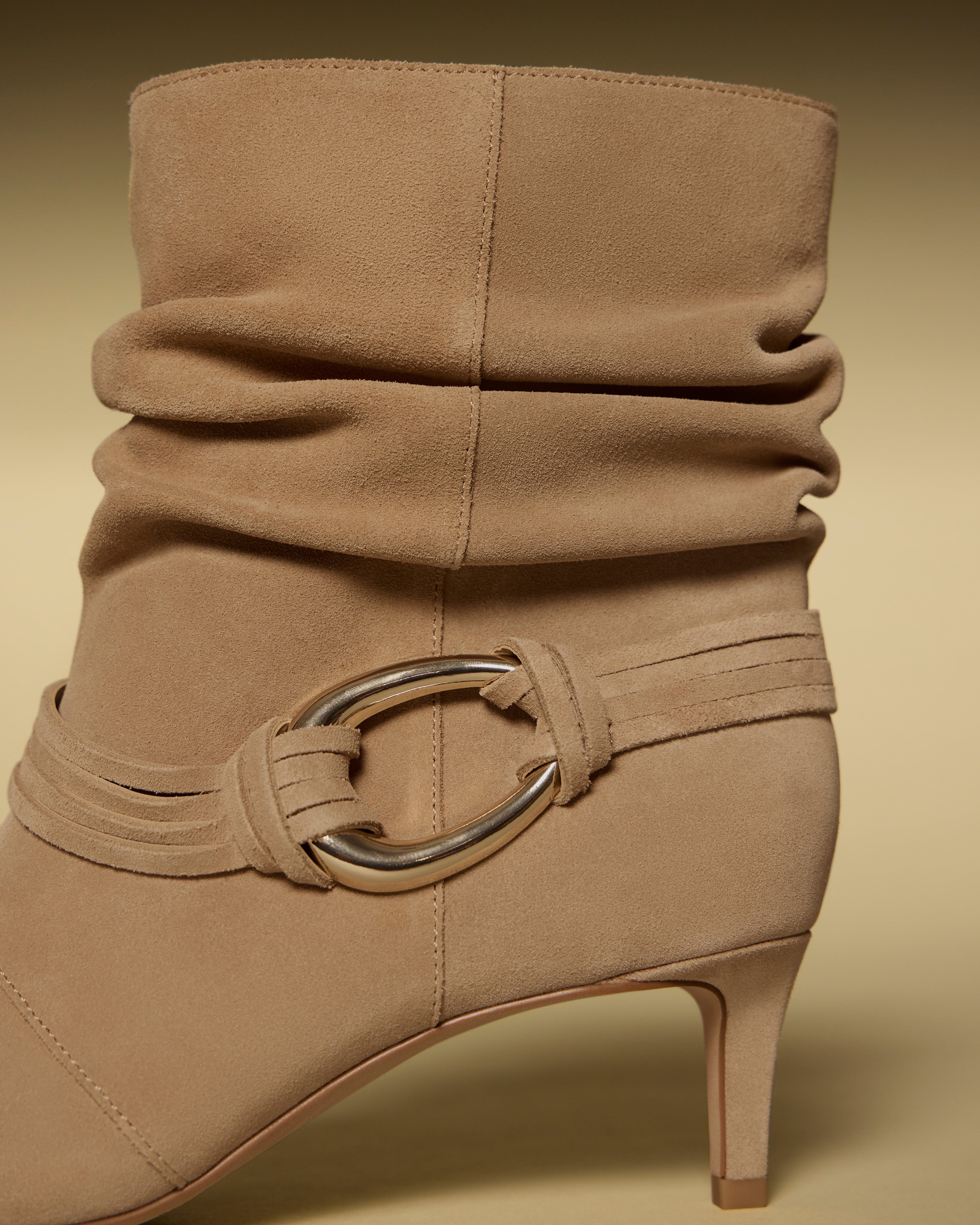 Pointed Toe Kitten Heel Booties for Women | Kirpa