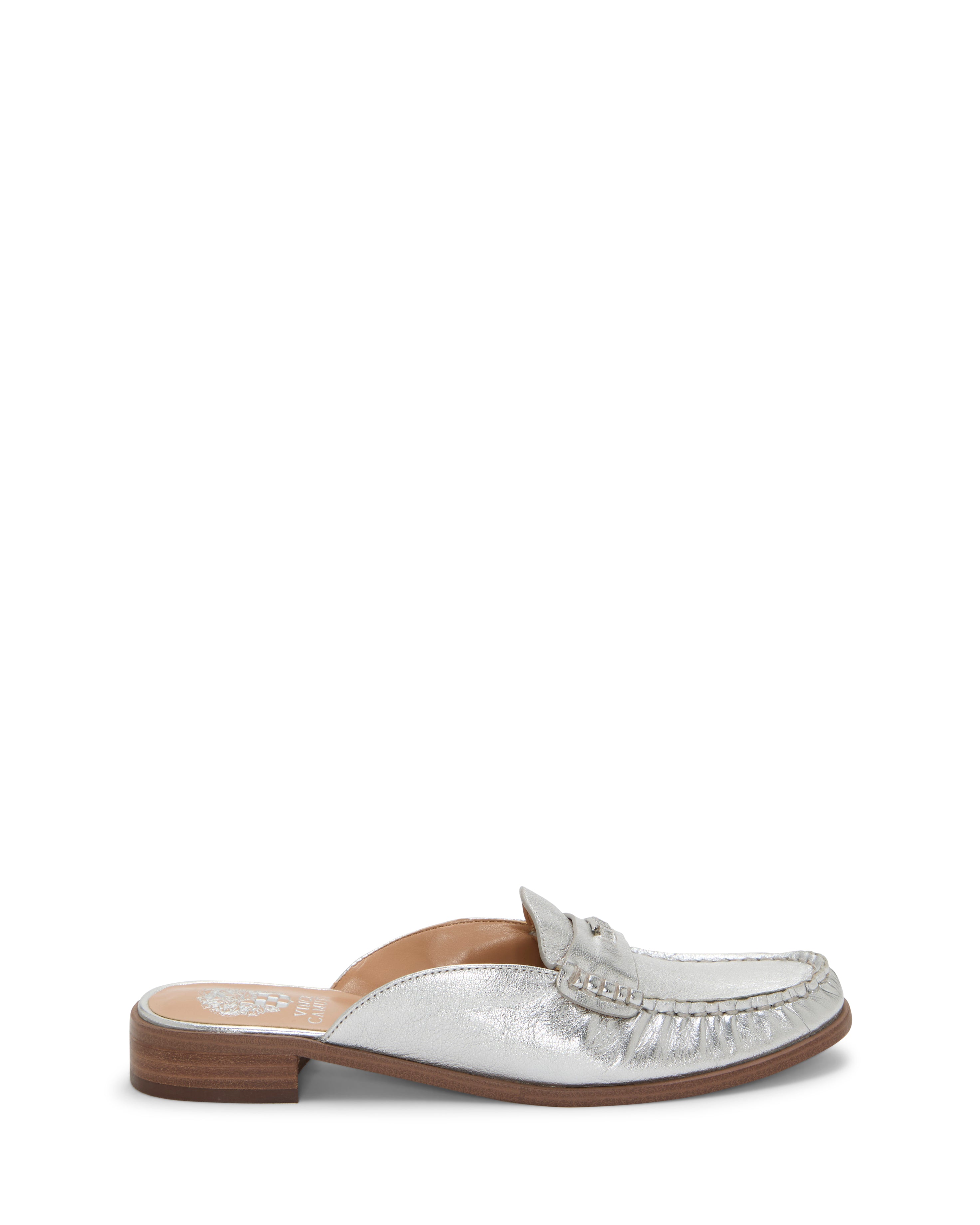 Women's Mule Shoes with Moc Toe & Block Heel | Cobby