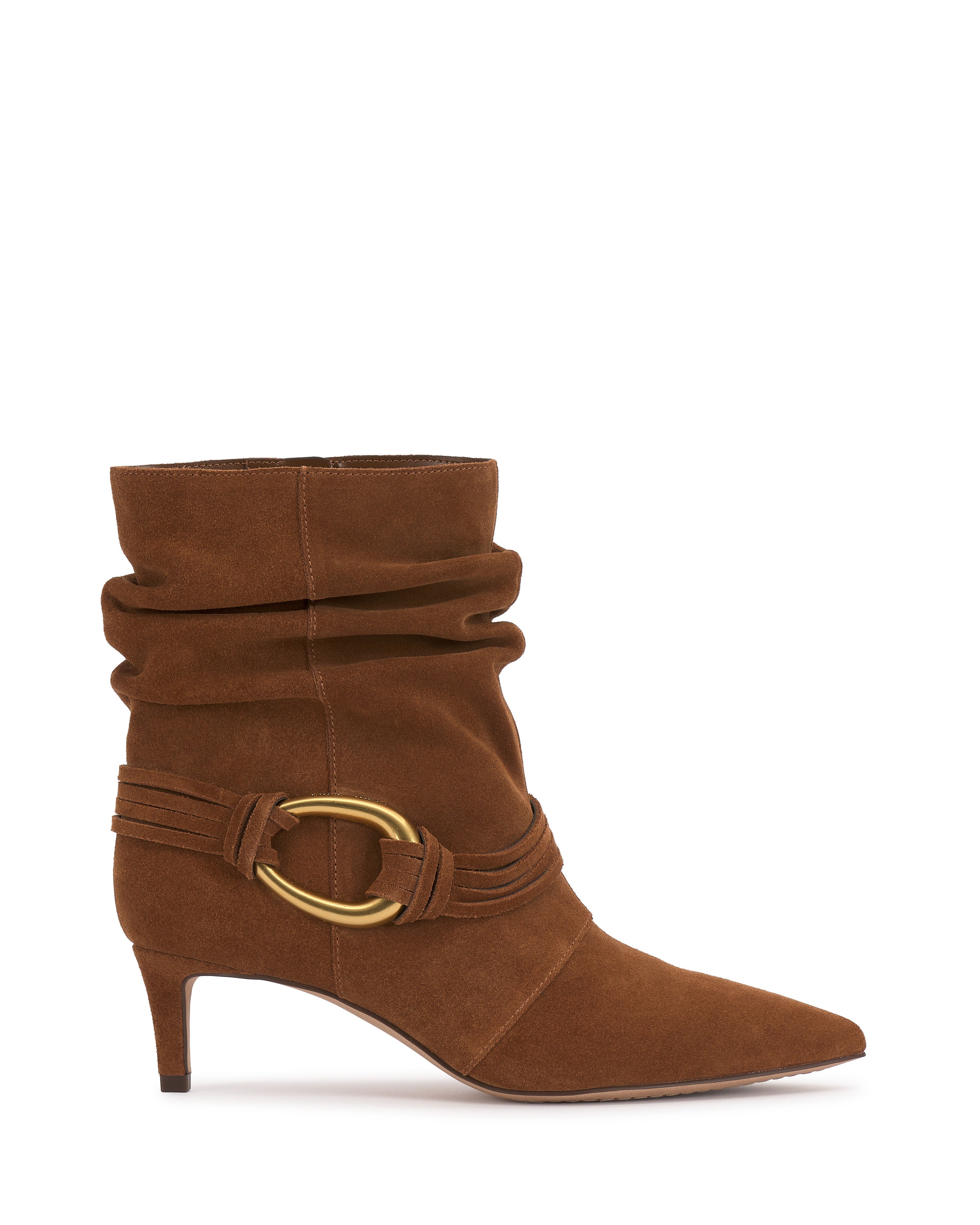 Pointed Toe Kitten Heel Booties for Women | Kirpa