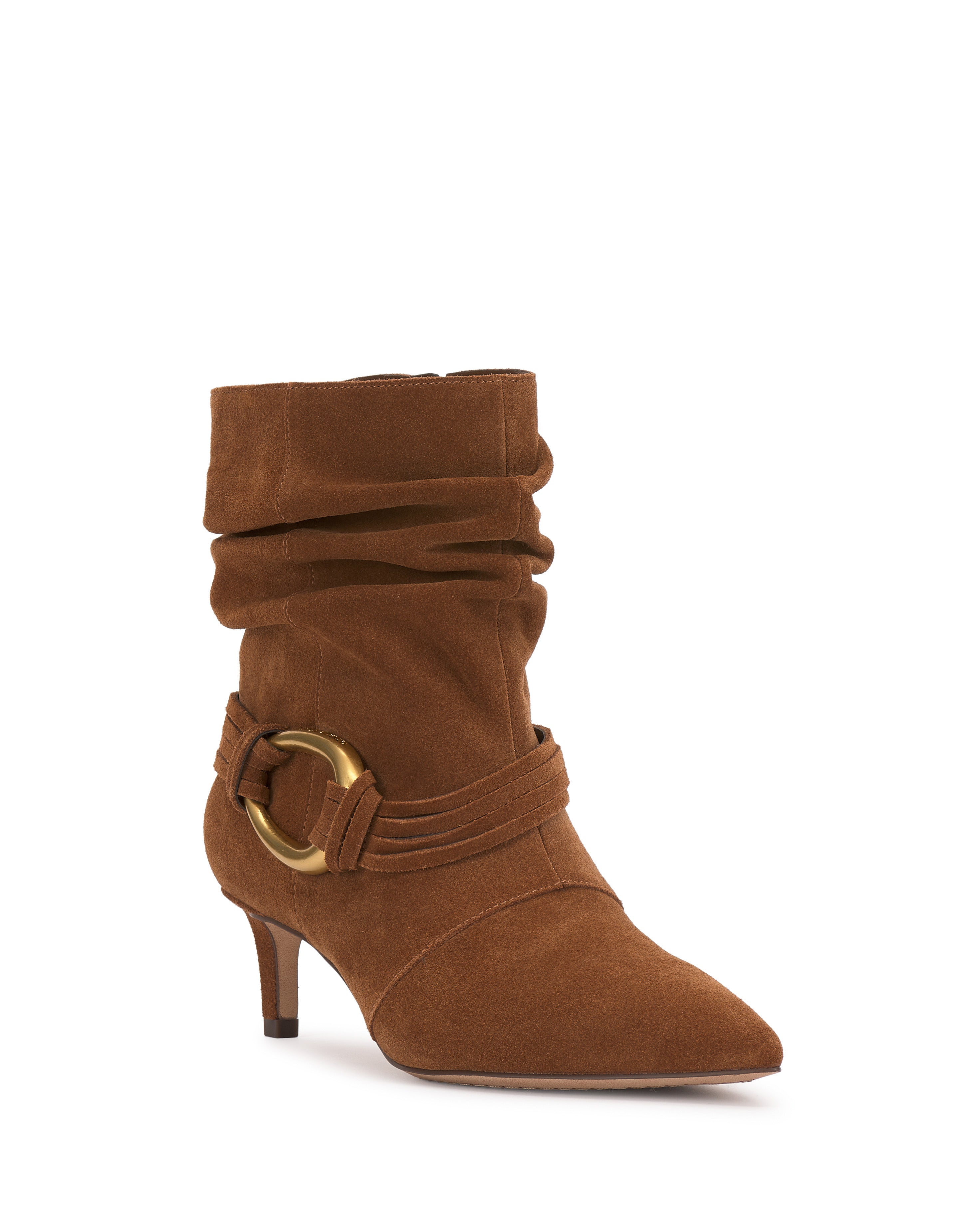 Pointed Toe Kitten Heel Booties for Women | Kirpa