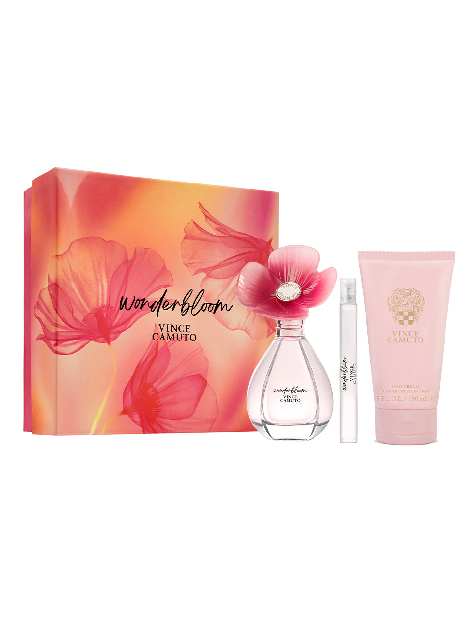 Wonderbloom 3-Piece Perfume Set with White Freesia & Sandalwood