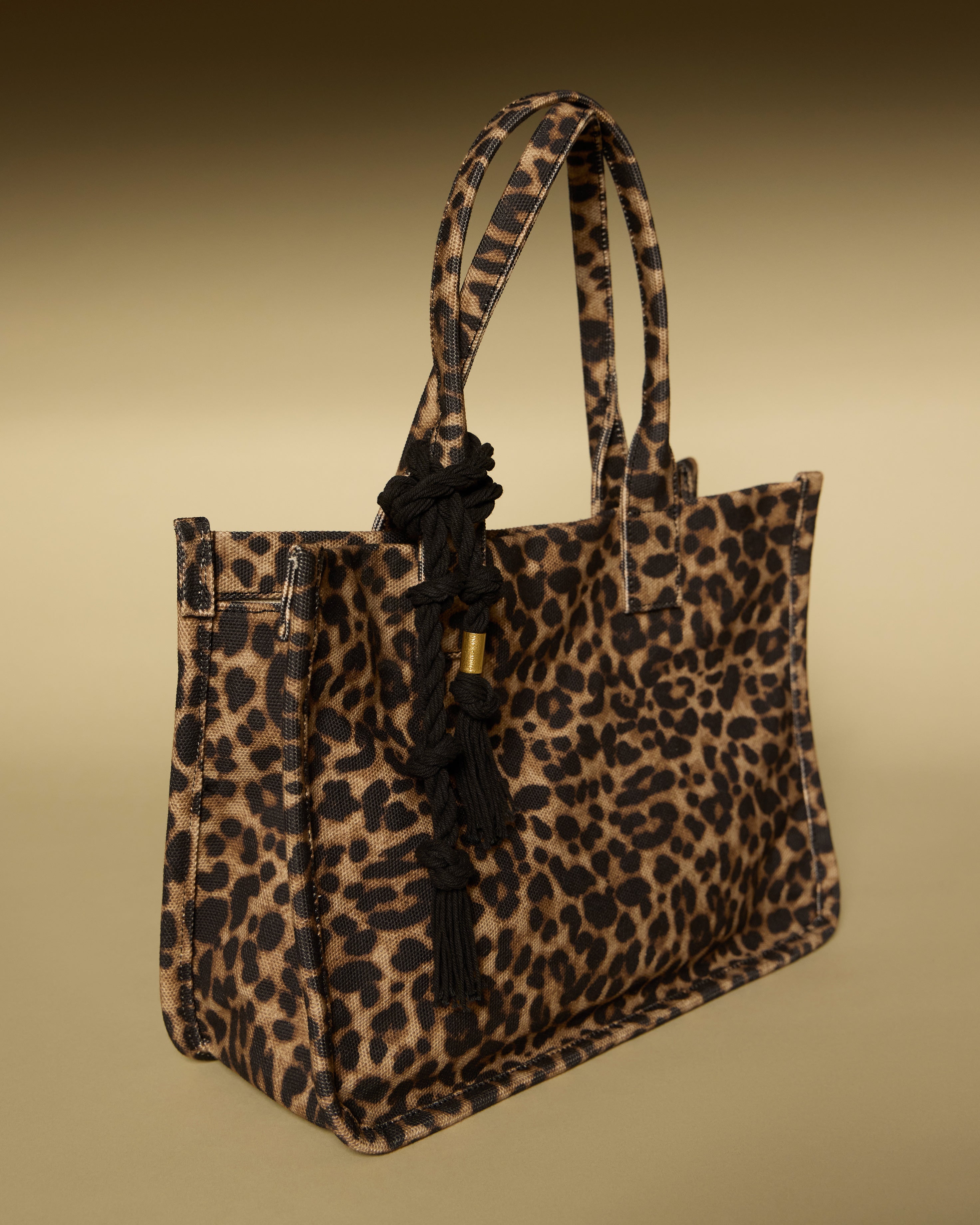 Oversized Canvas Tote Bag with Rolled Handles | Orla